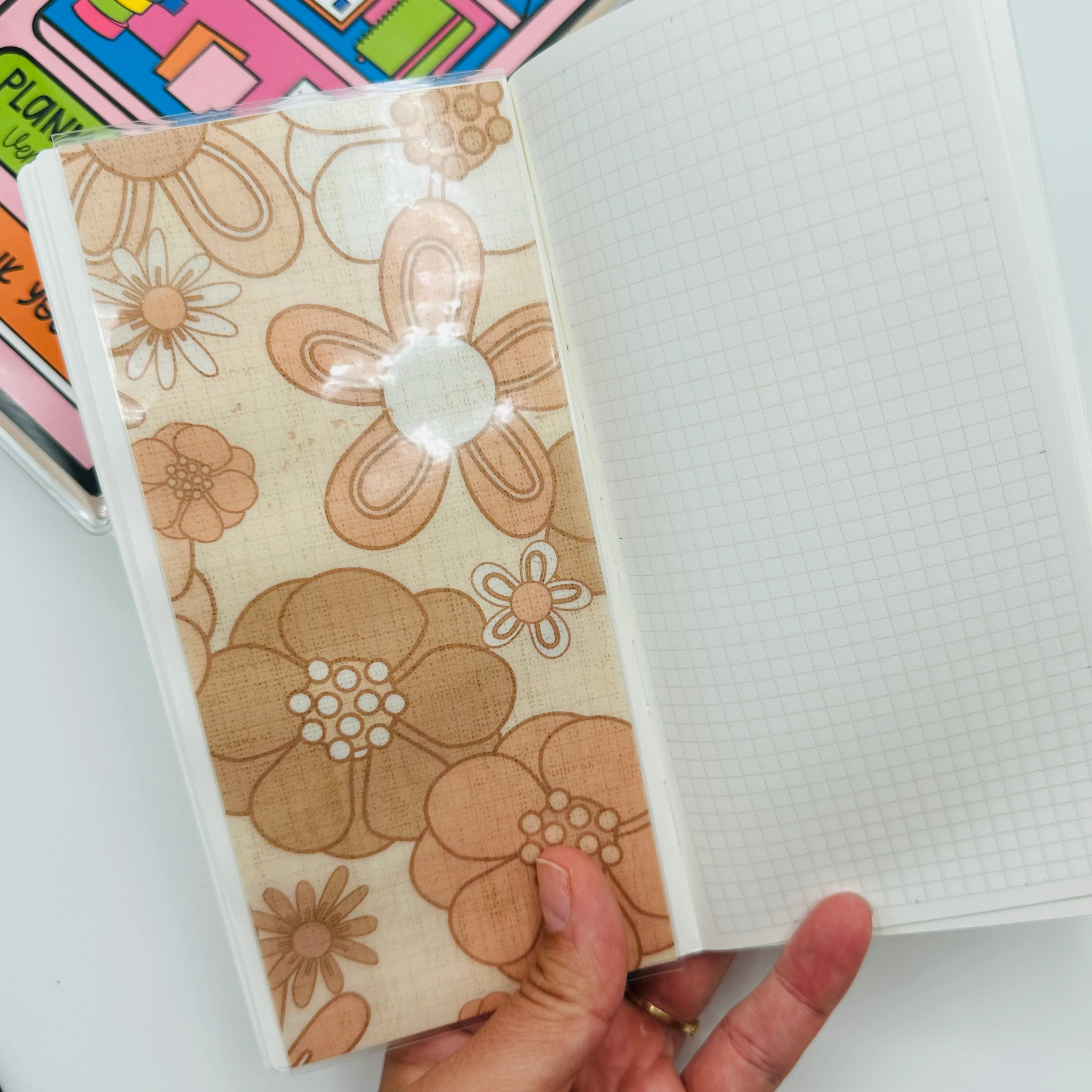 70's Floral Vellum Pocket Dashboard - Image 3