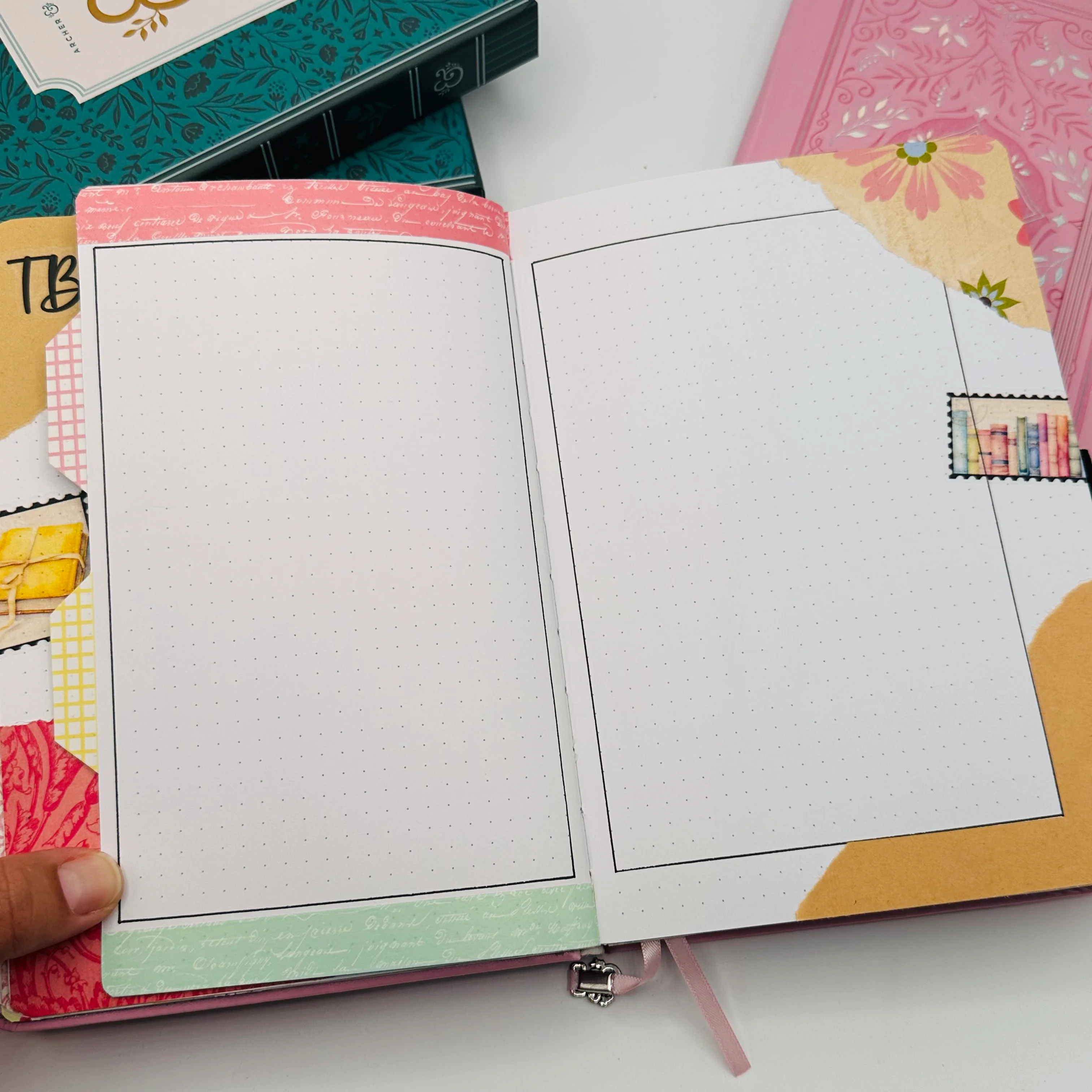 A5 Pre-Setup Reading Journal - Bright Floral Theme - Image 10