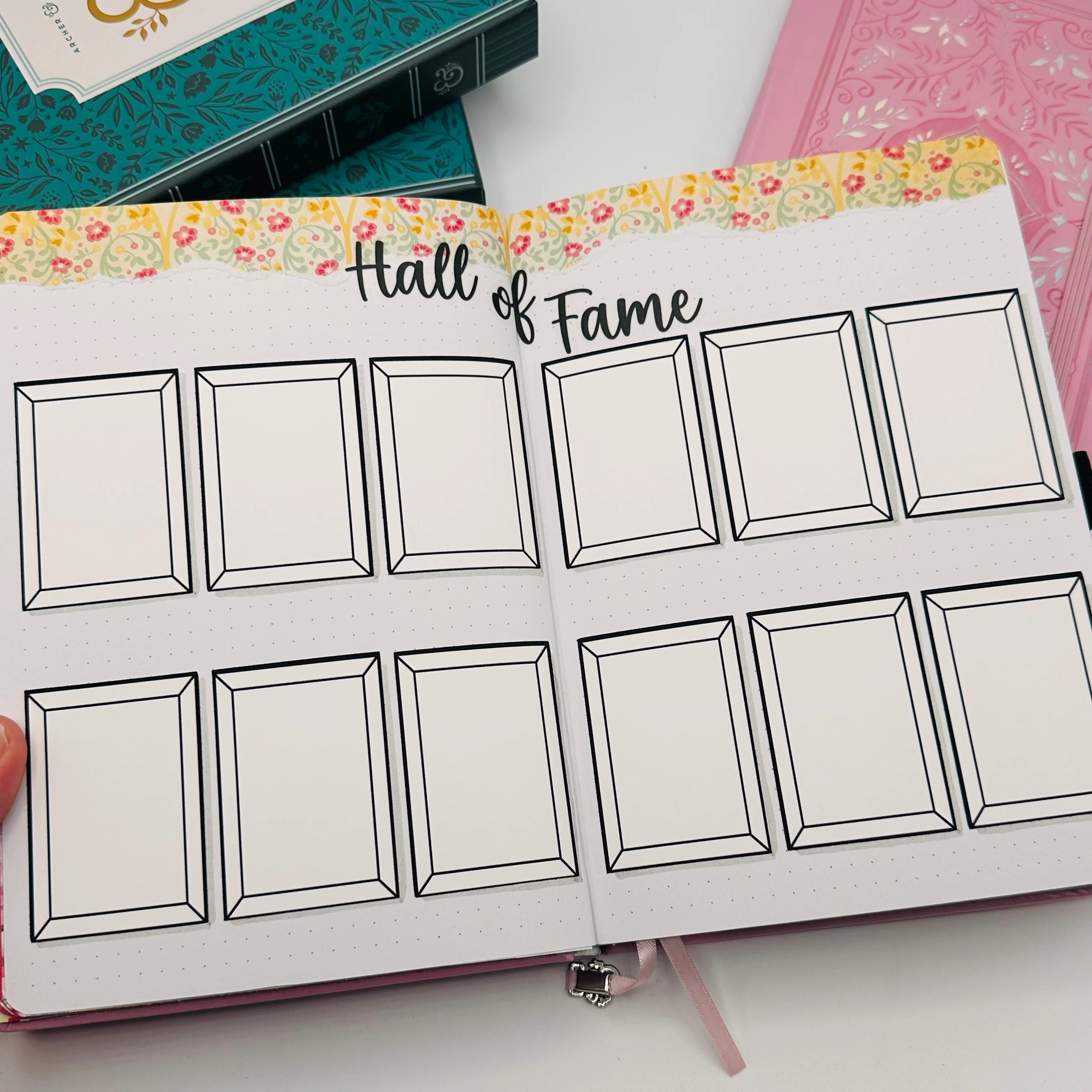A5 Pre-Setup Reading Journal - Bright Floral Theme - Image 14