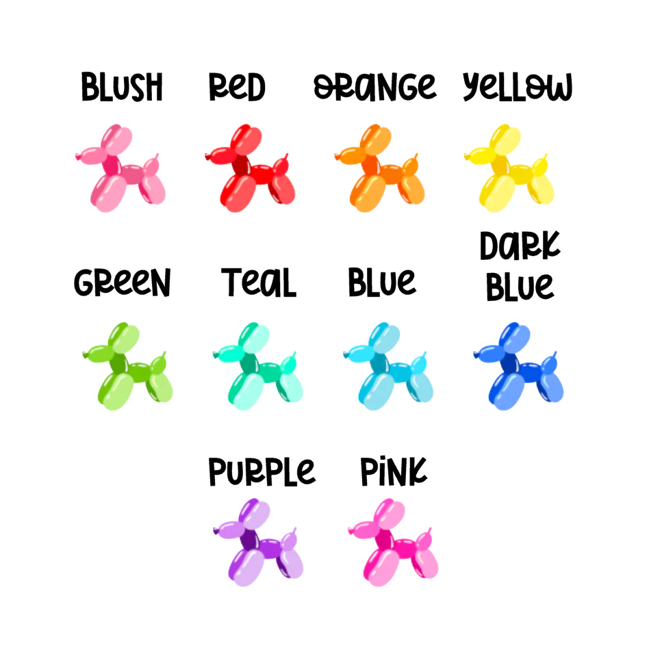 Balloon Dog Mini Tab Planner Dividers - Image 6