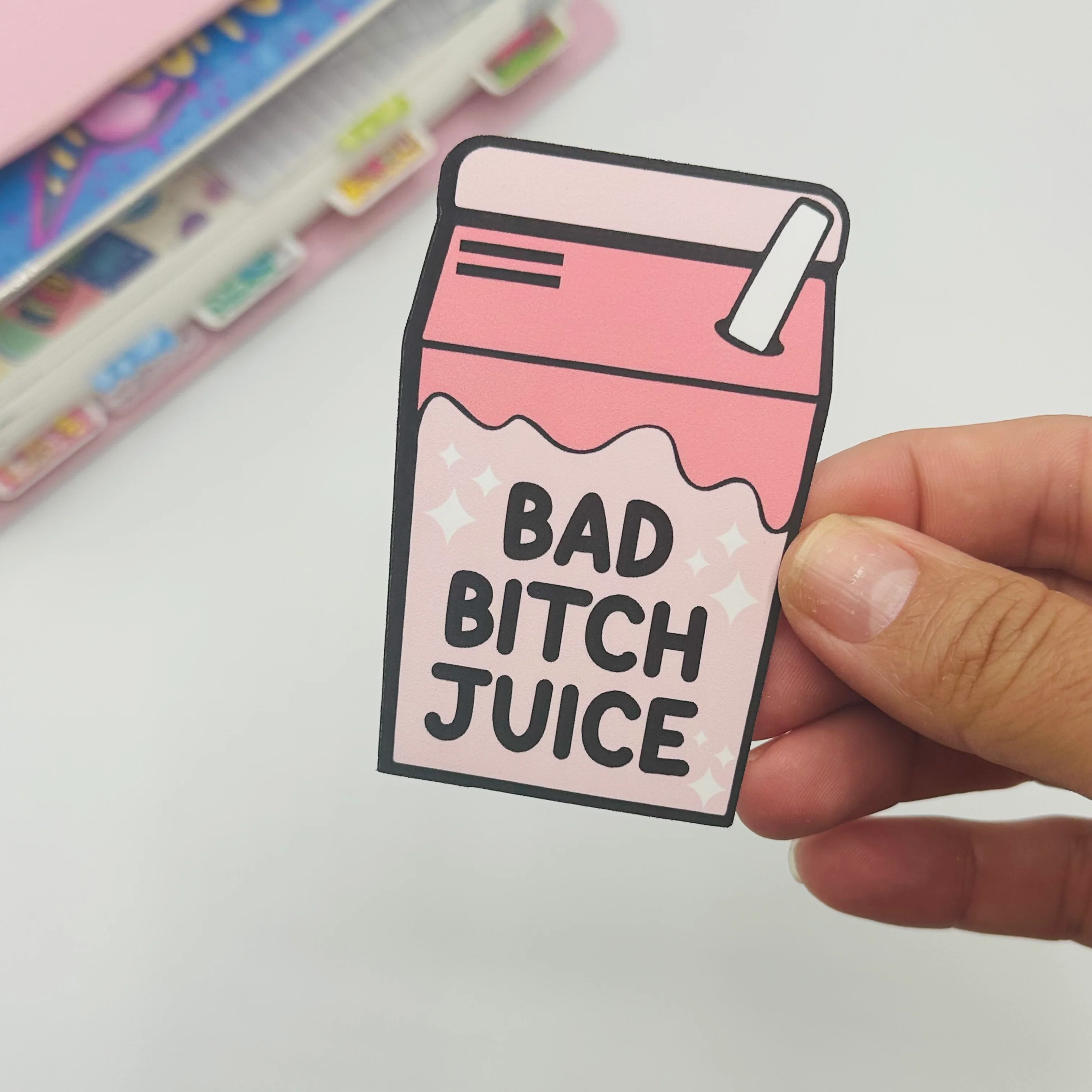 Bad Bitch Juice Vinyl Stickers - Image 2