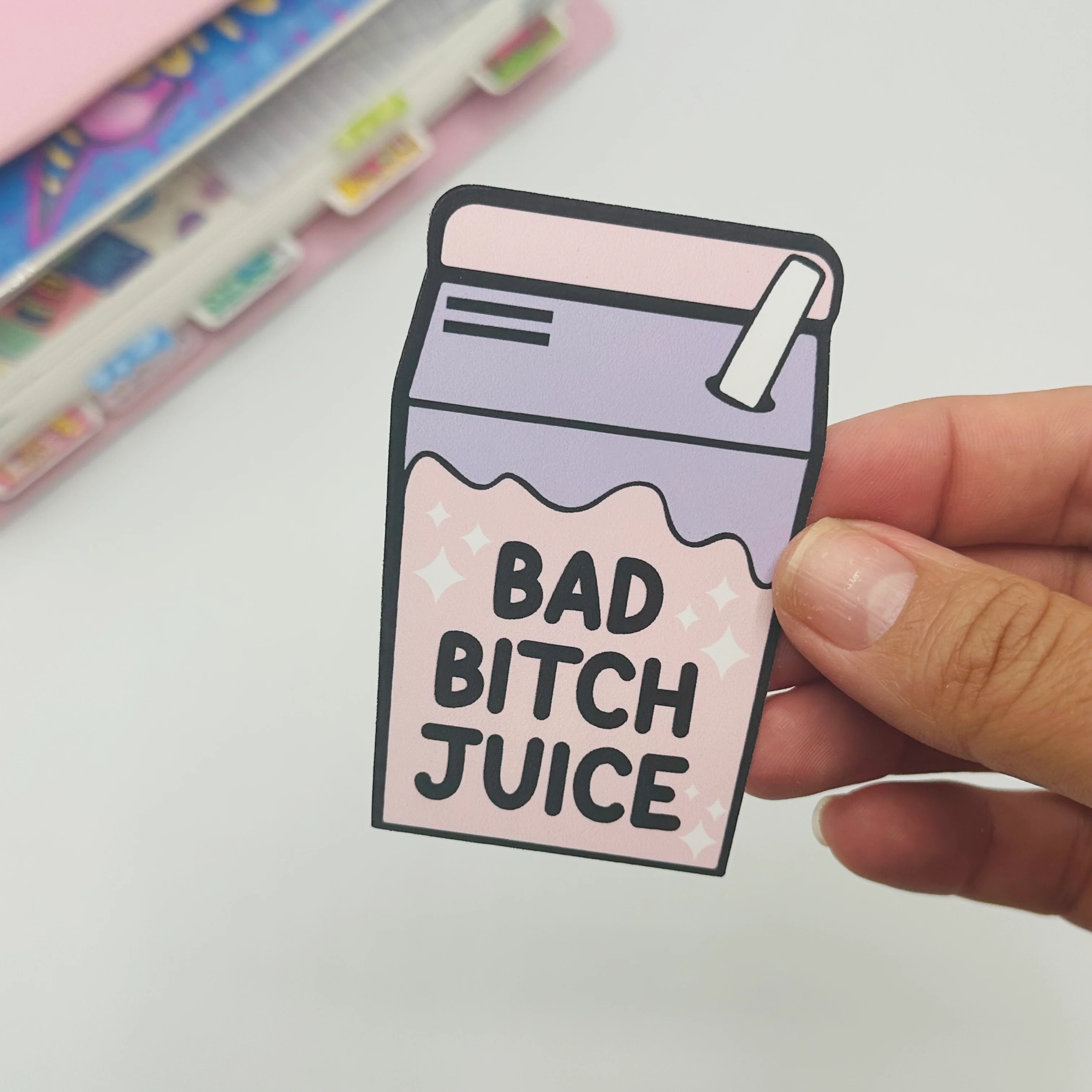 Bad Bitch Juice Vinyl Stickers - Image 3