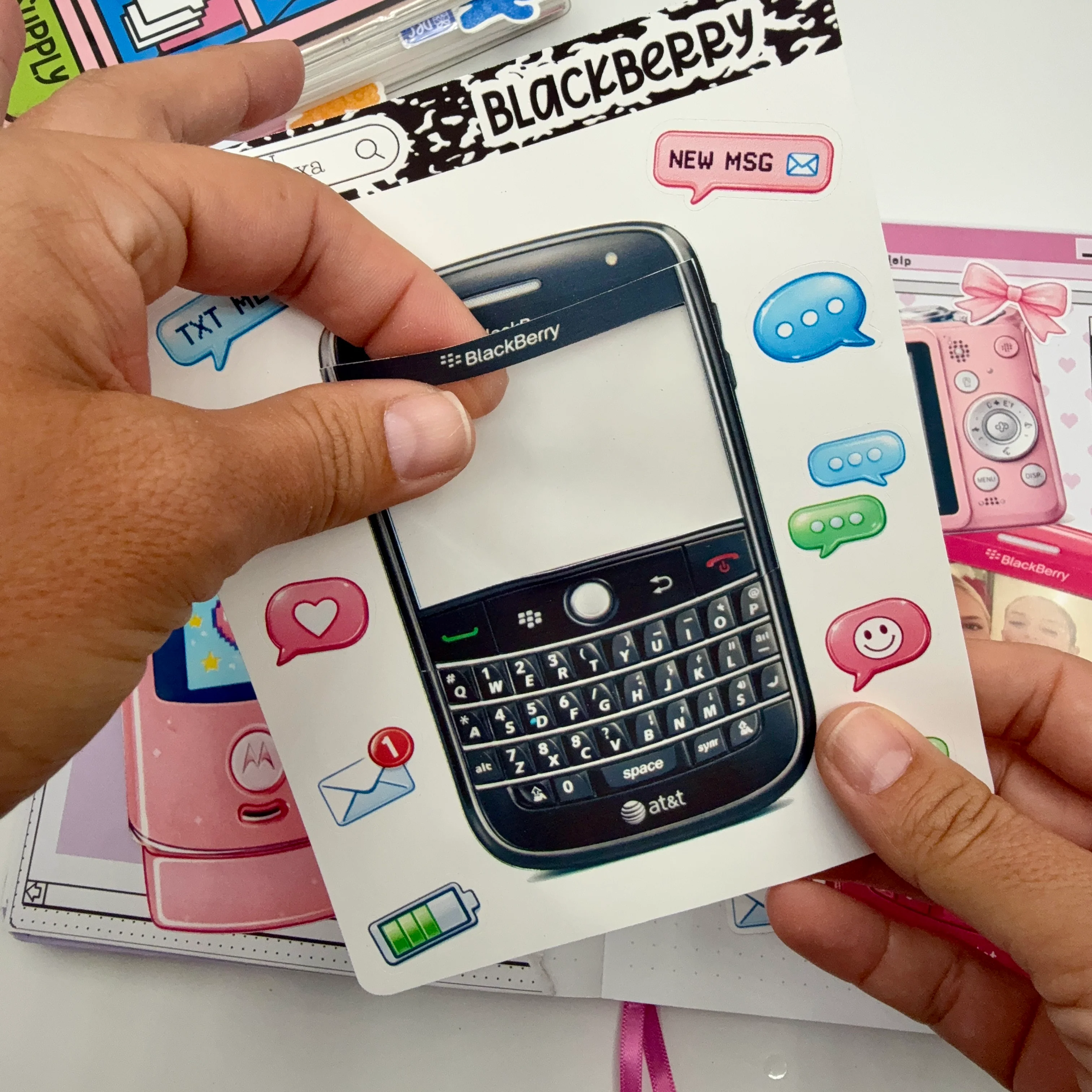 Blackberry Jumbo Journaling Sticker Frame - Image 5