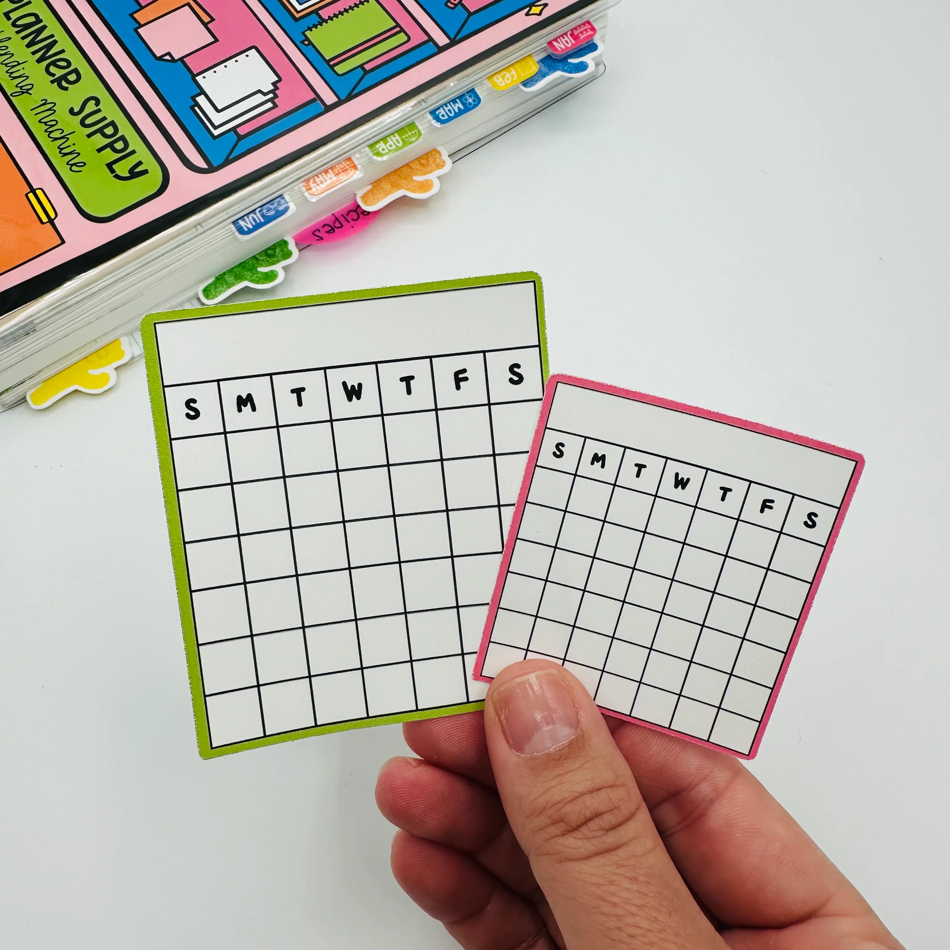 Blank Calendar Vinyl Stickers - Set of 6 - Image 3