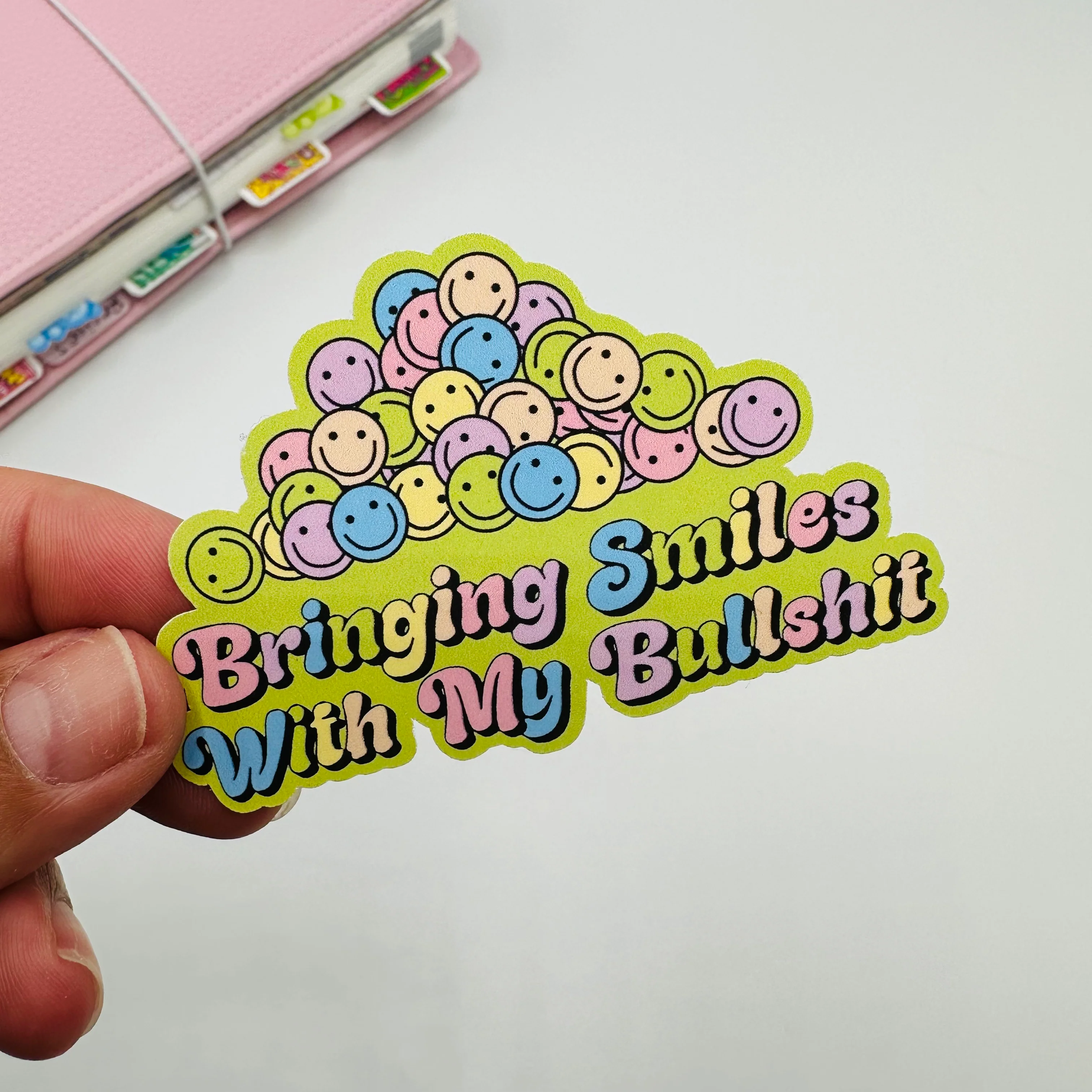 Bringing Smiles Vinyl Stickers - Image 2