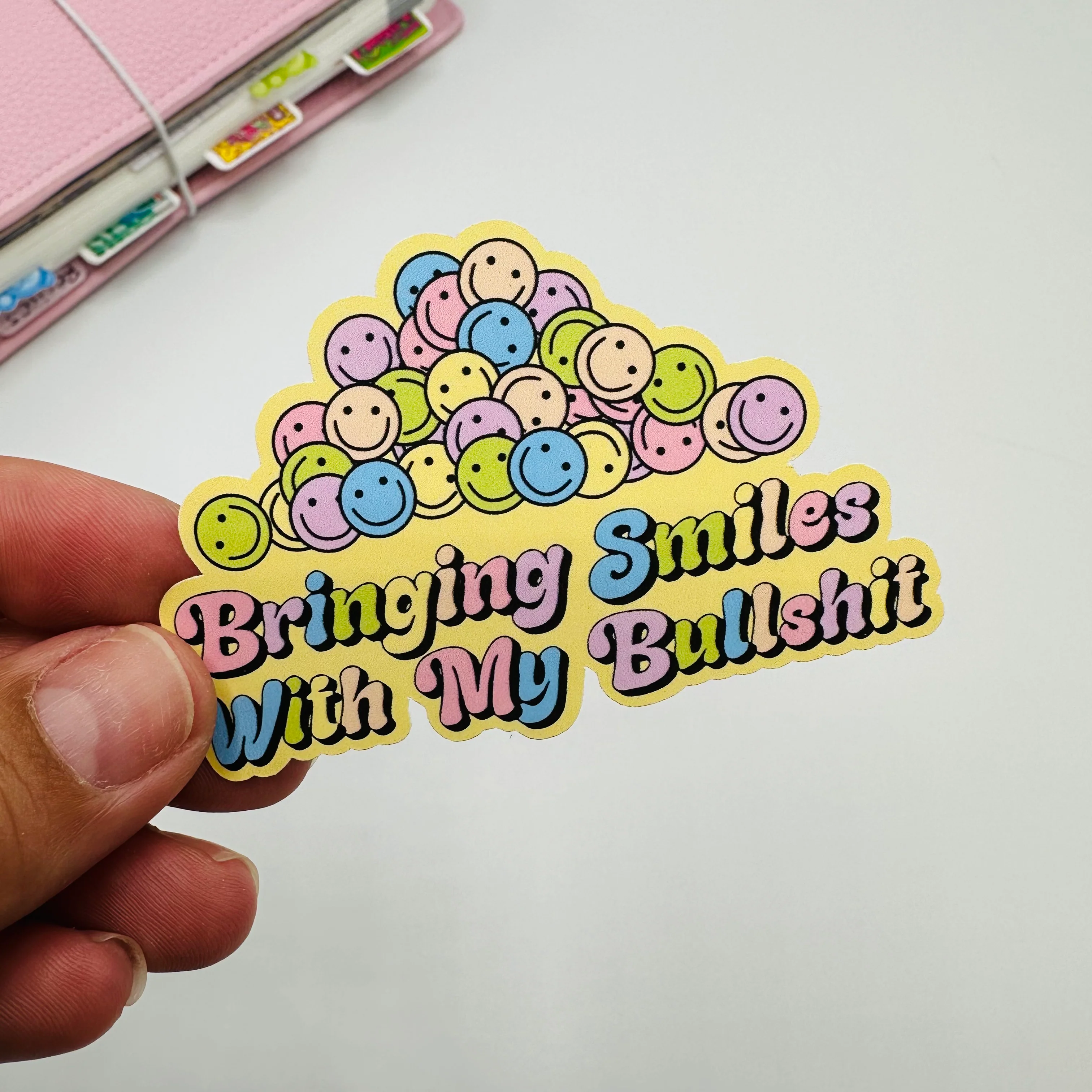 Bringing Smiles Vinyl Stickers - Image 4