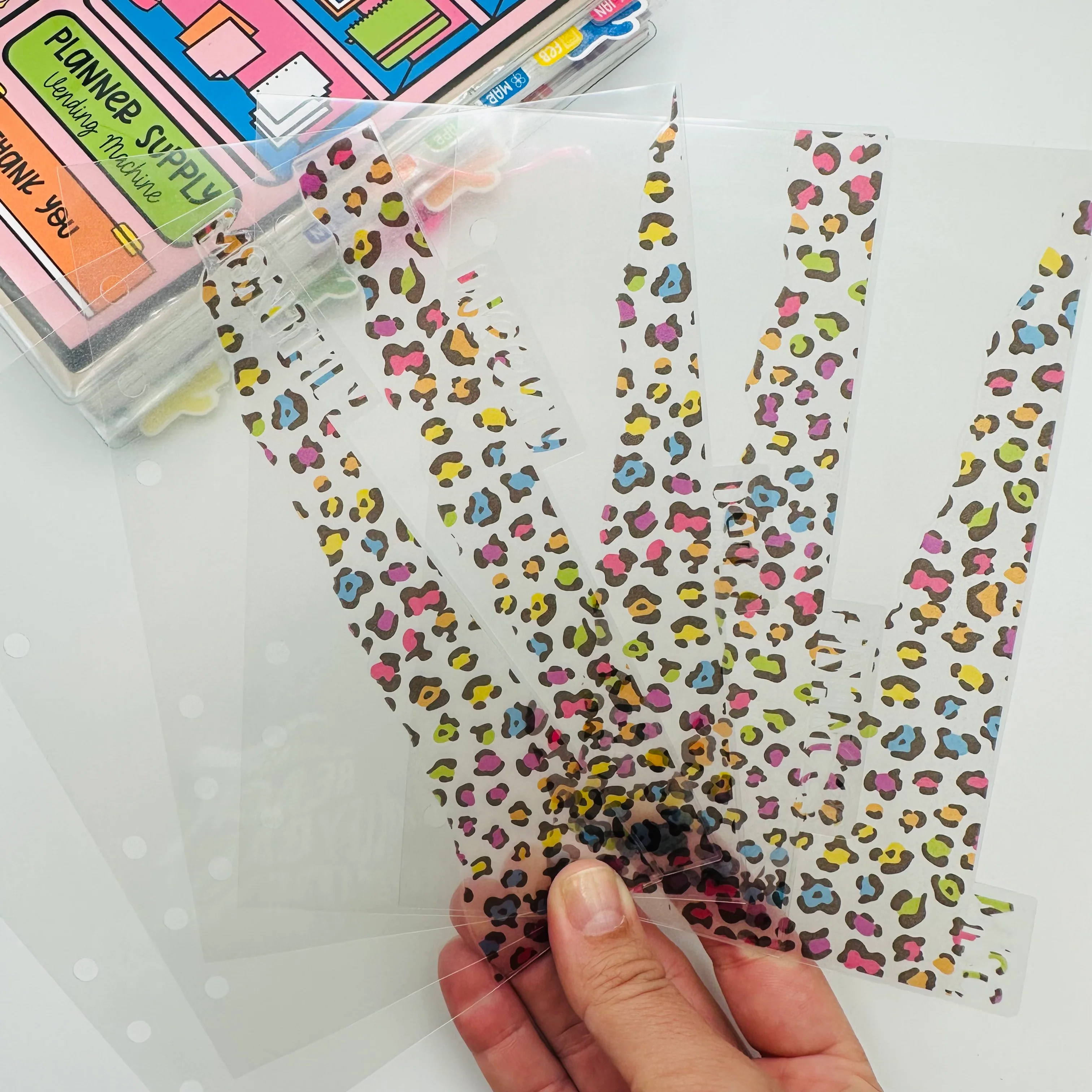 Colorful Leopard Dividers - SIDE TABS - Image 2