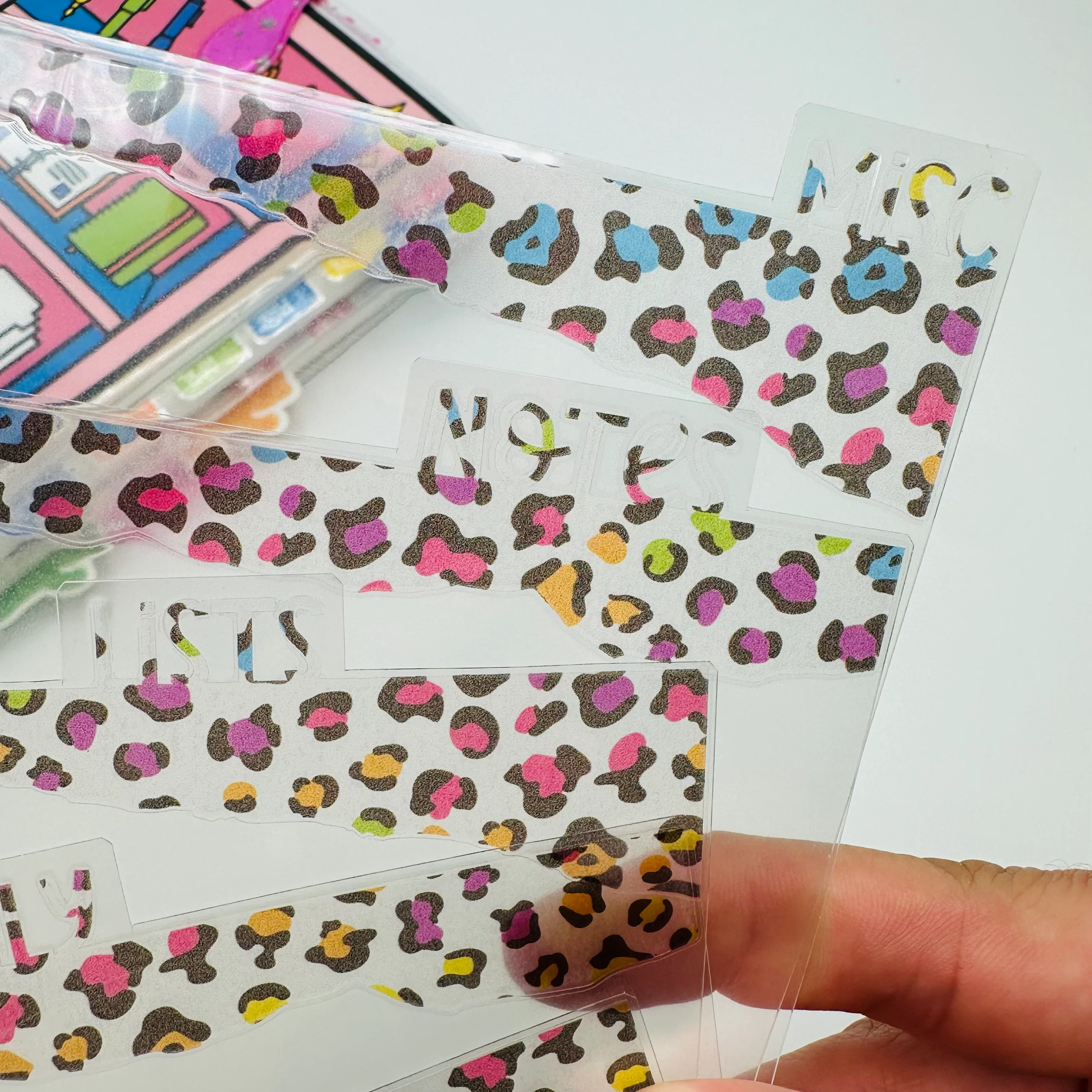 Colorful Leopard Dividers - TOP TABS - Image 4