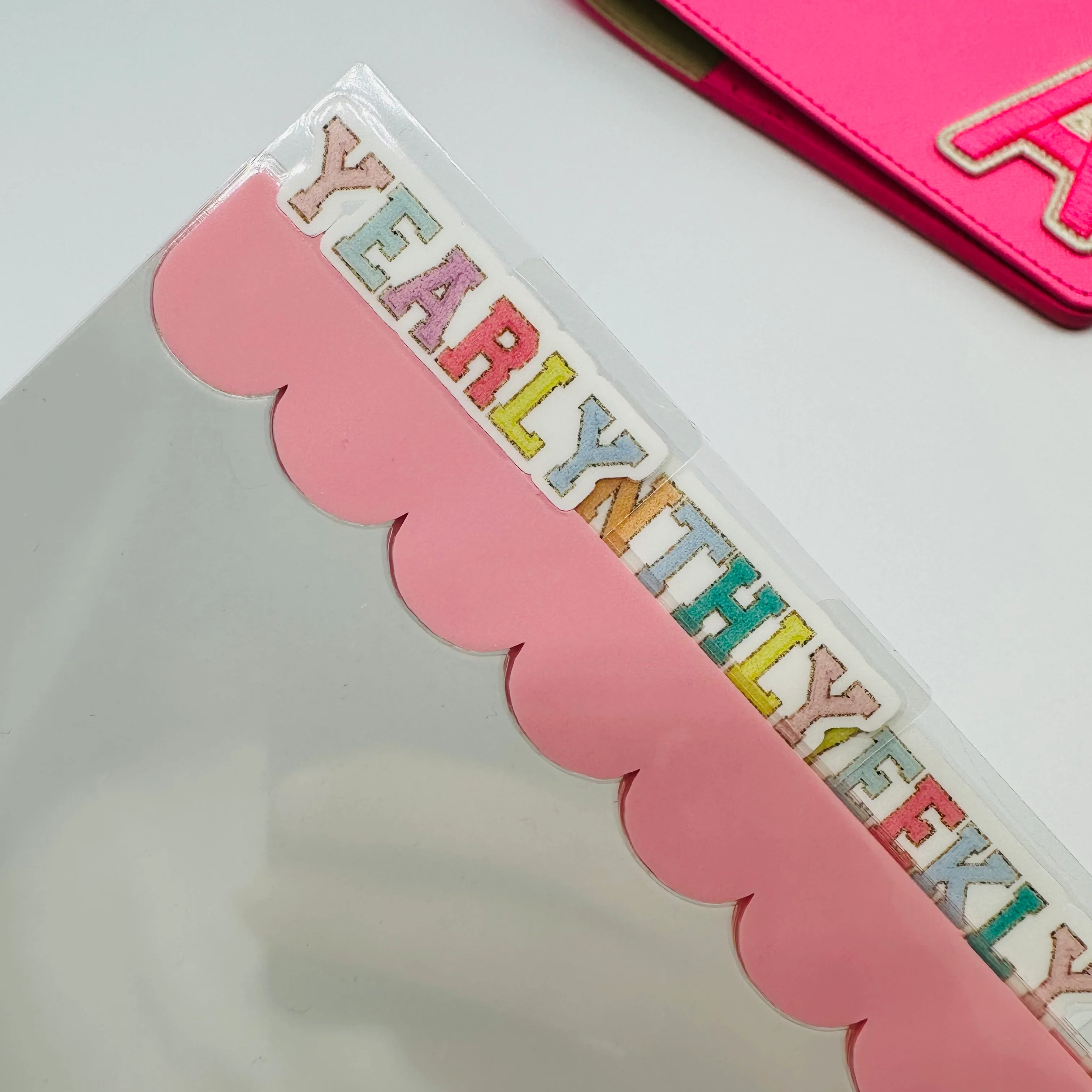 Colorful Varsity Letter Dividers - TOP TABS - Image 3
