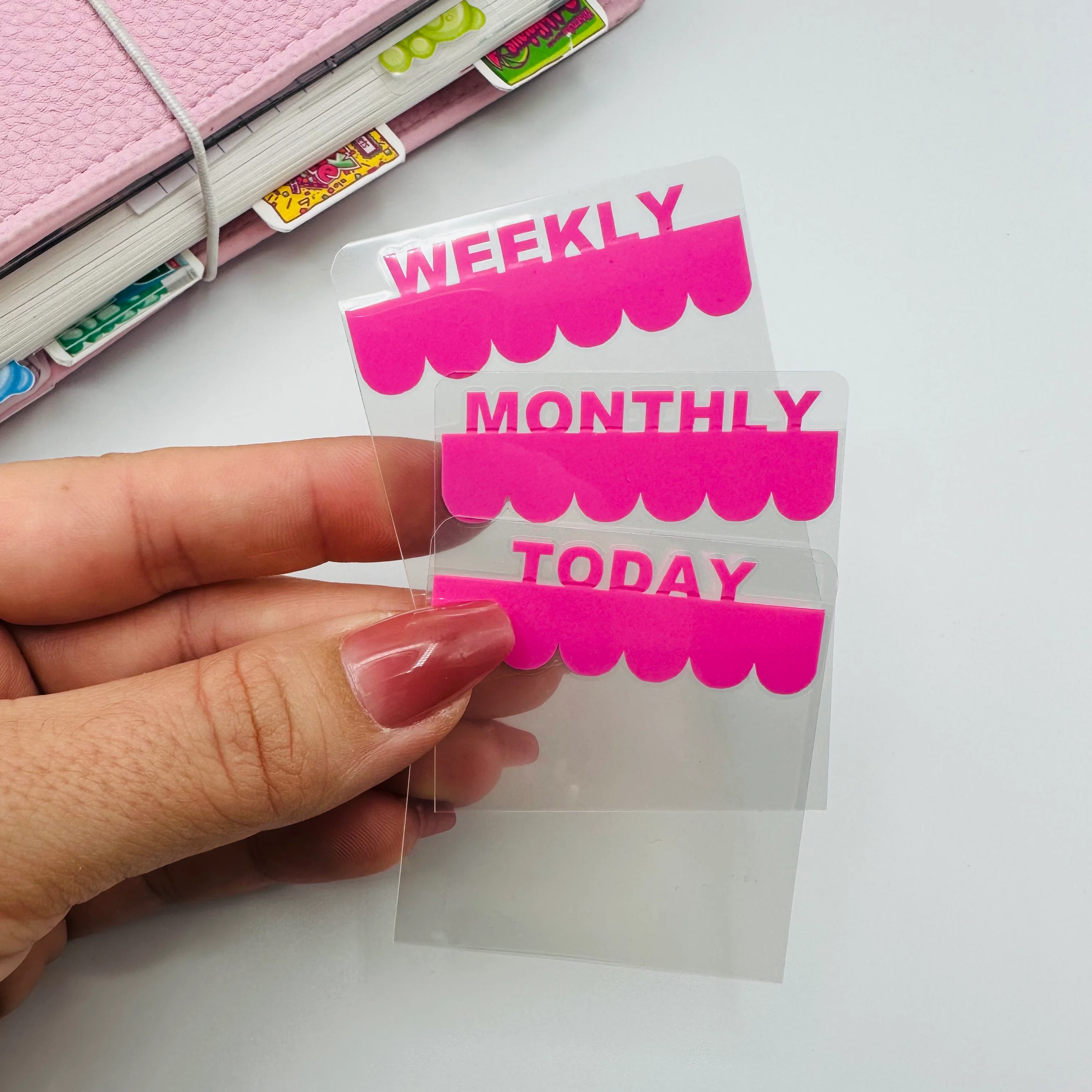Custom Mini Tab Planner Dividers - TOP TABS - Image 3