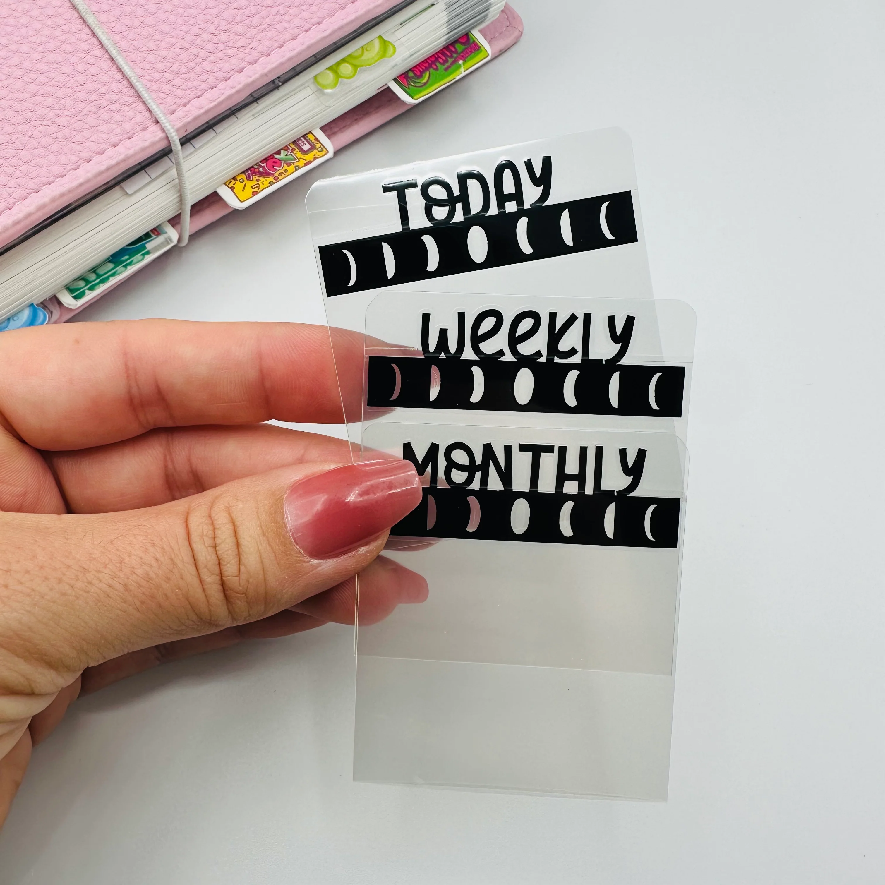 Custom Mini Tab Planner Dividers - TOP TABS - Image 4