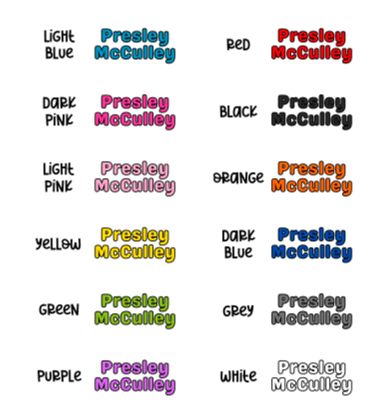 Custom Name Label Stickers - Image 2