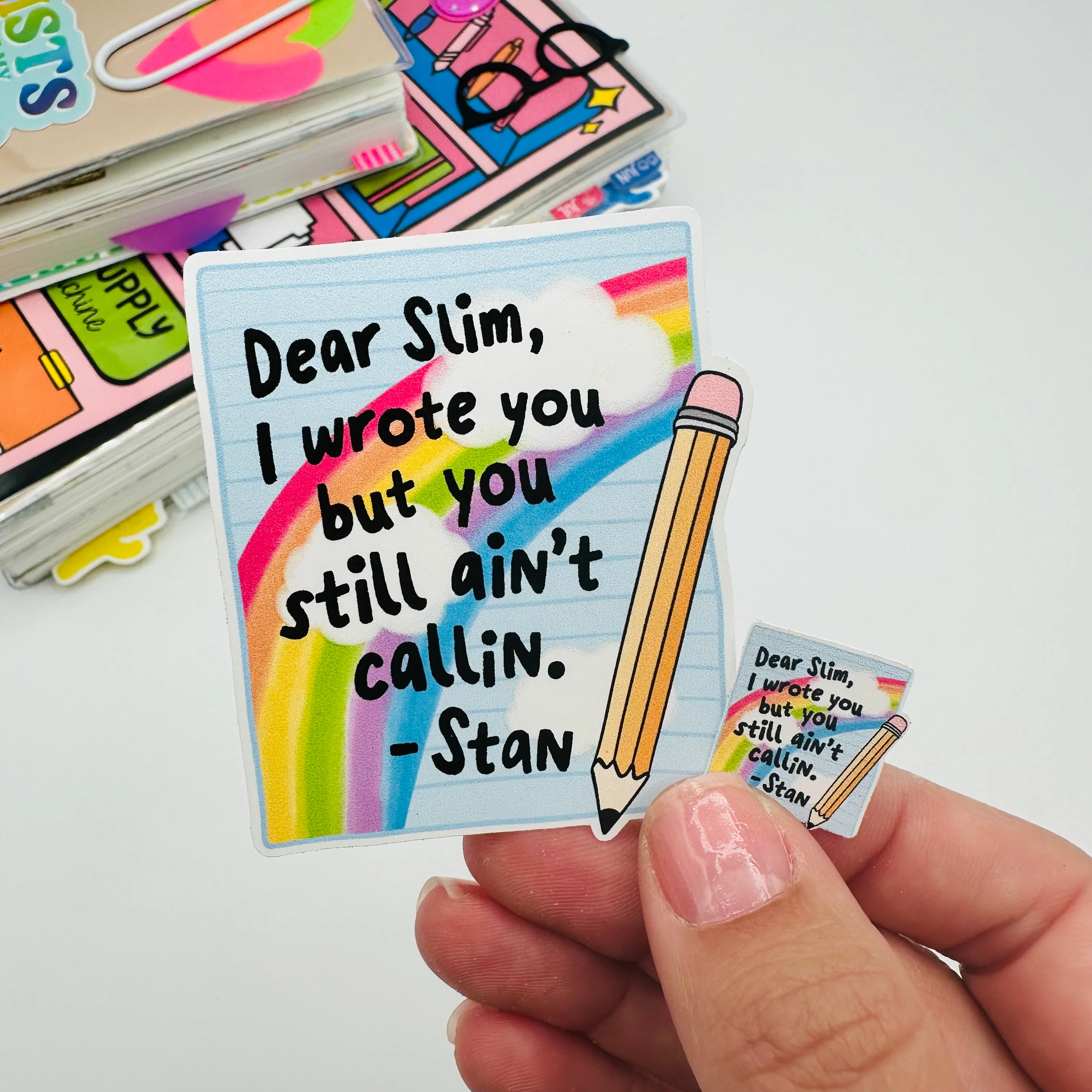 Dear Slim Vinyl Sticker - Image 2