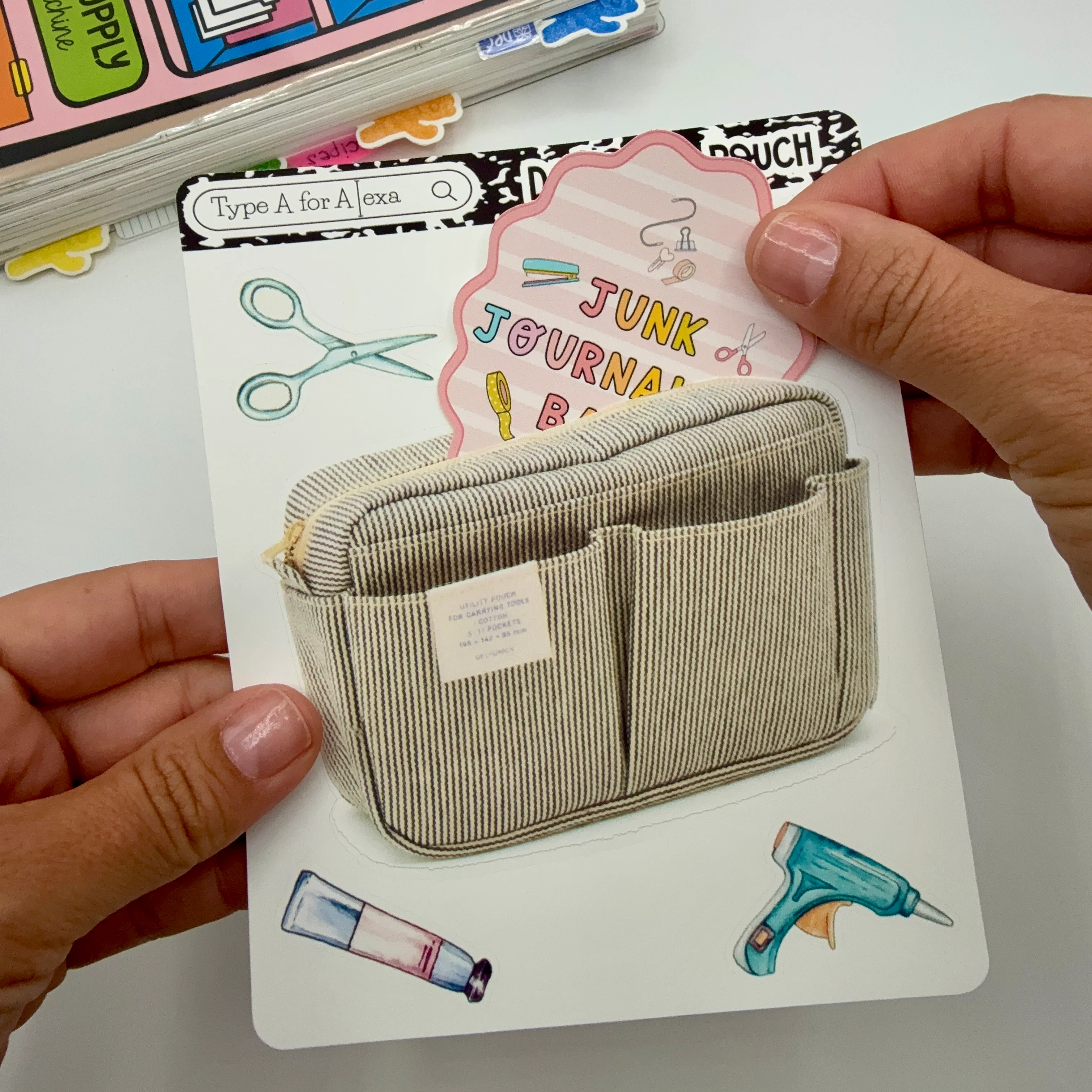 Delfonics Craft Pouch Jumbo Journaling Sticker Pocket - Image 2