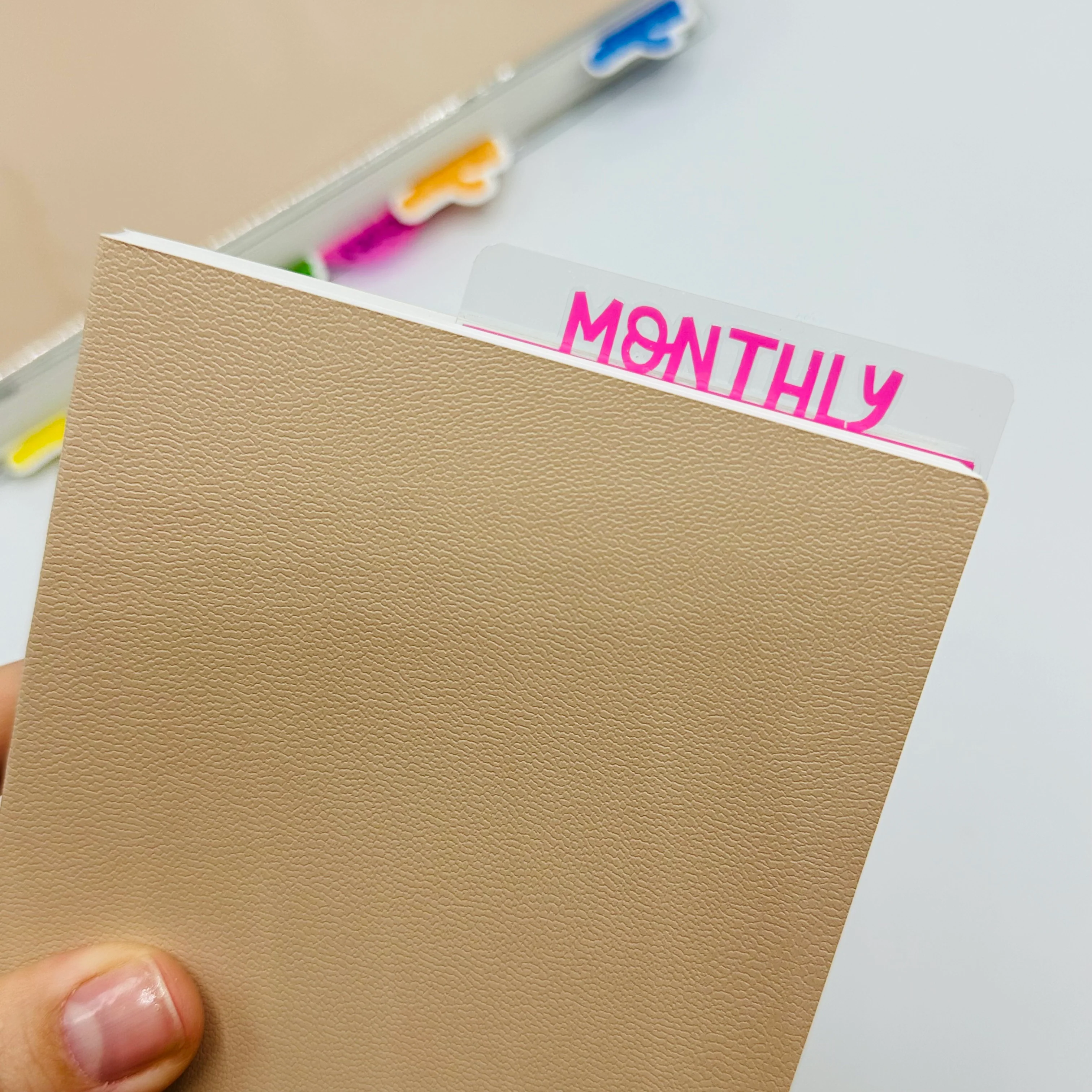 Floral Mini Corner Tab Planner Dividers - TOP TABS - Image 3