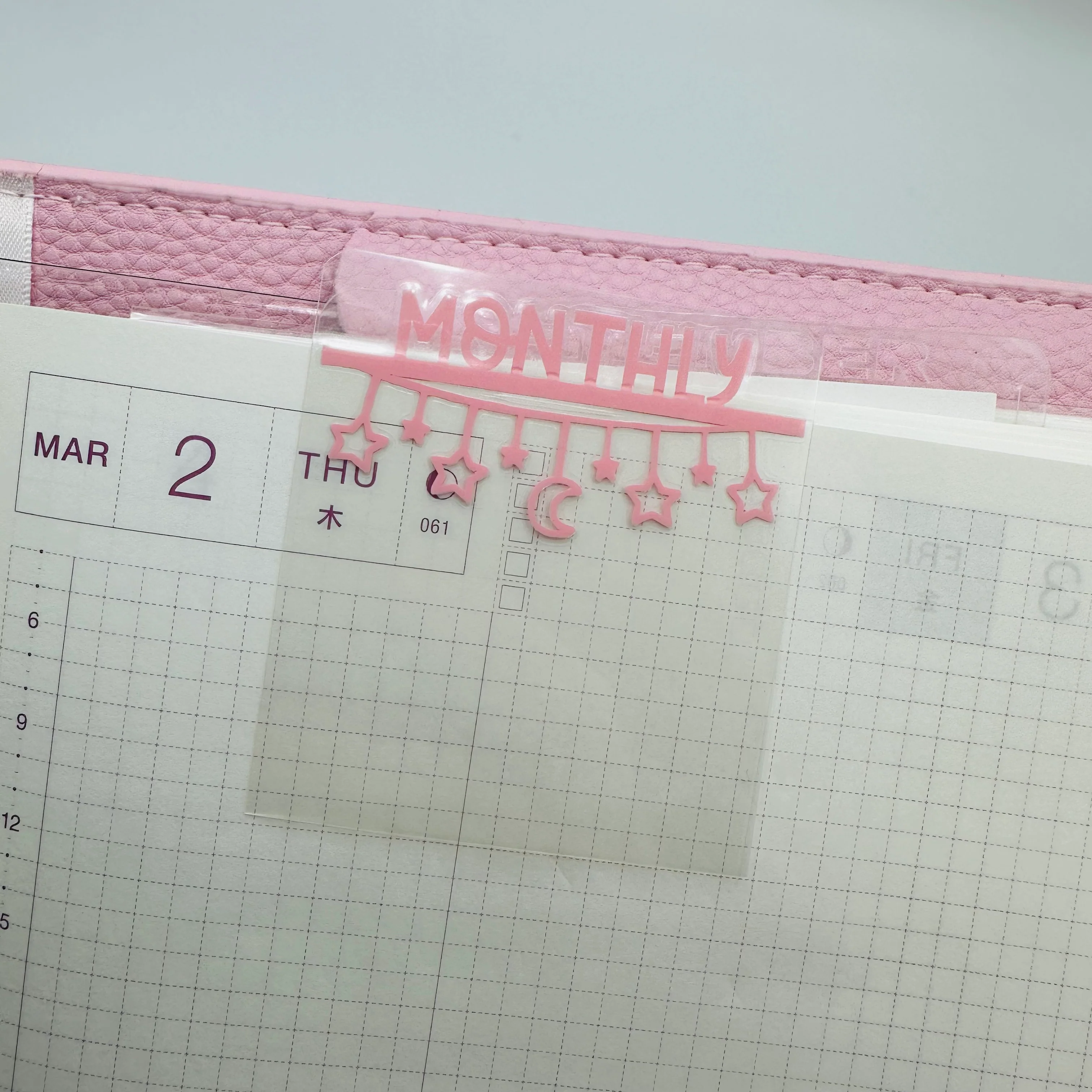 Hanging Stars Mini Tab Planner Dividers - TOP TABS - Image 6