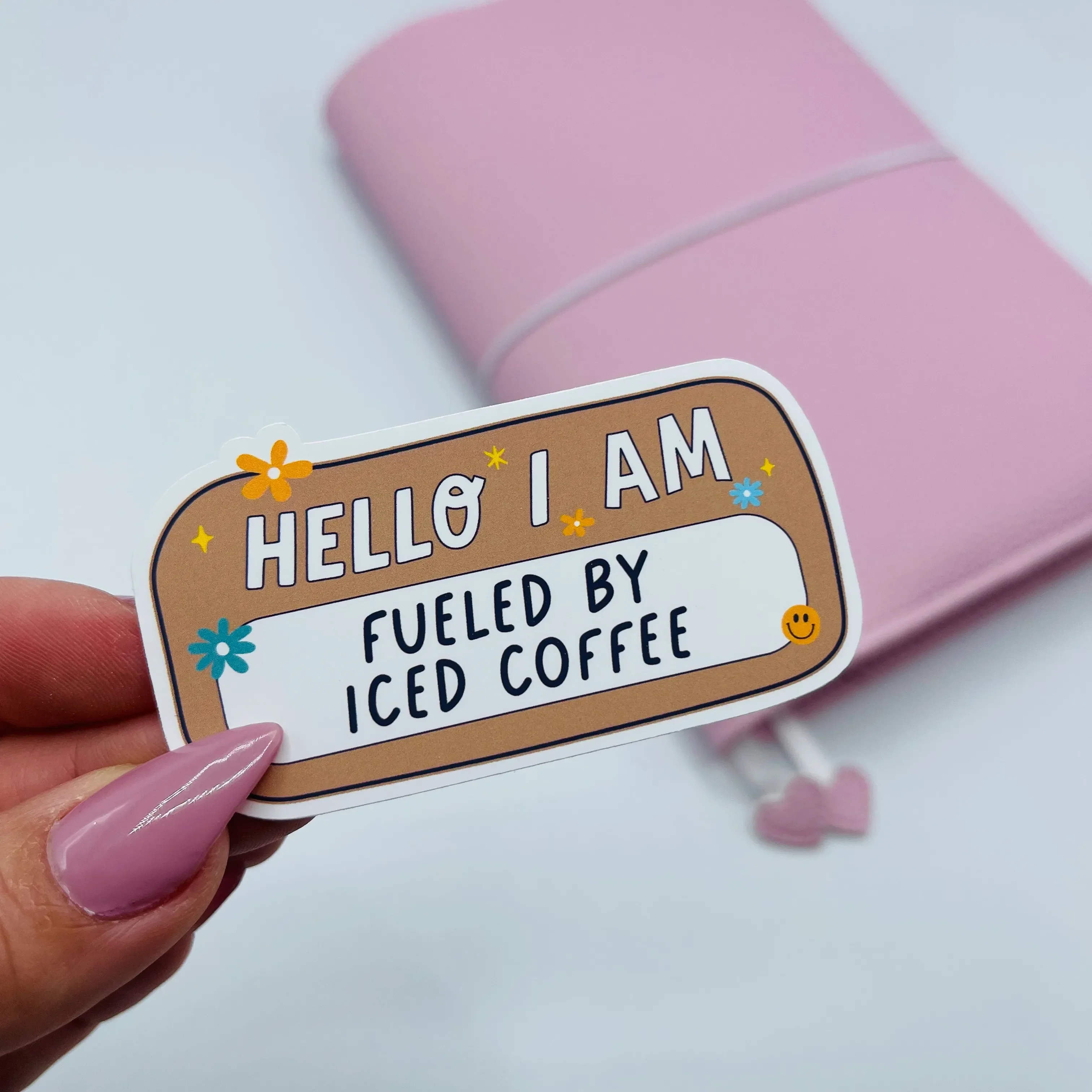Hello I Am Vinyl Stickers - Image 3