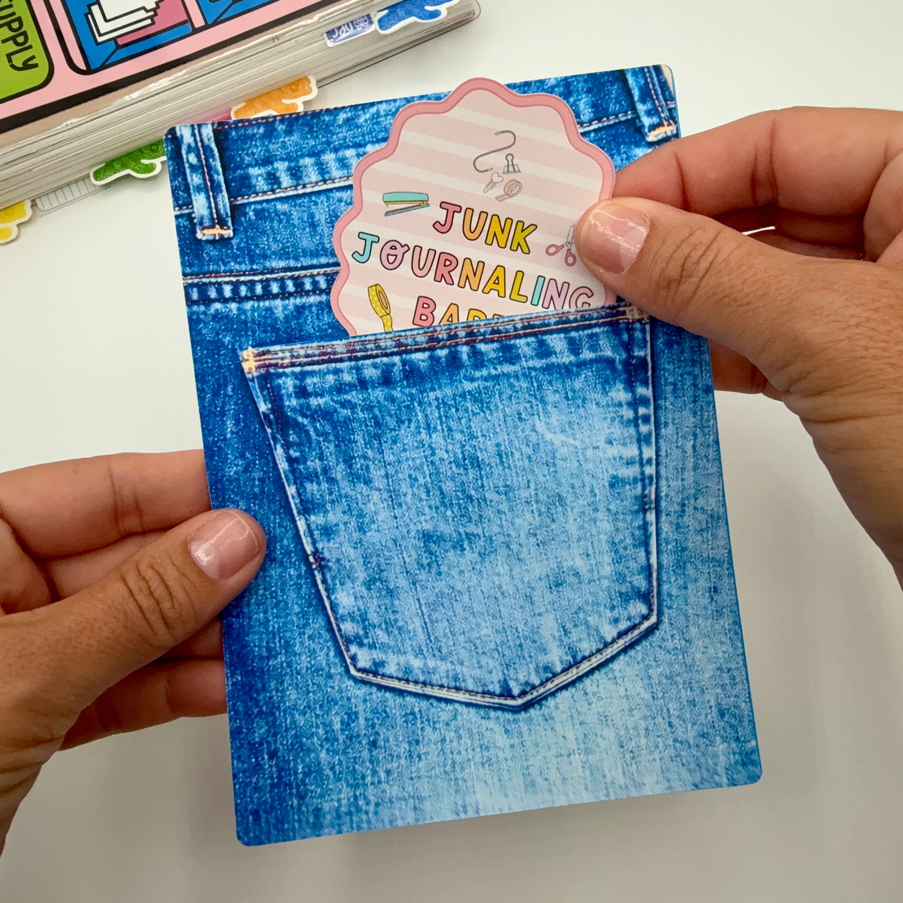 Jeans & Pocket Full Page Stickers - Image 2