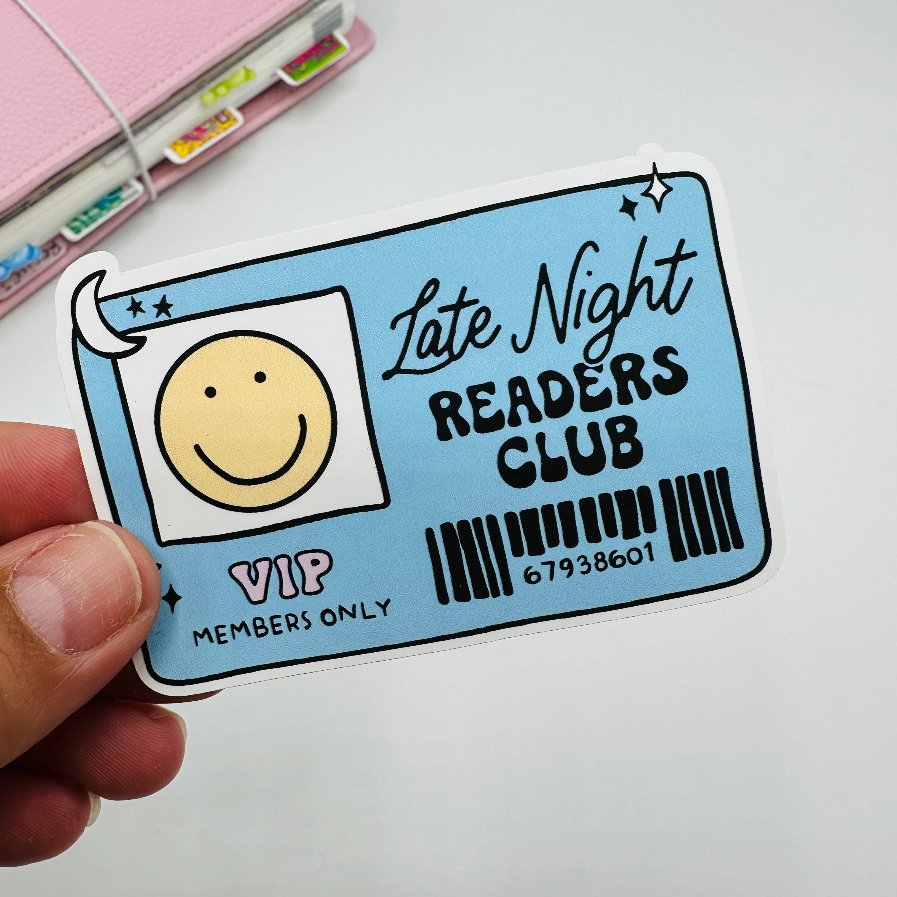 Late Night Readers Club Vinyl Stickers - Image 3