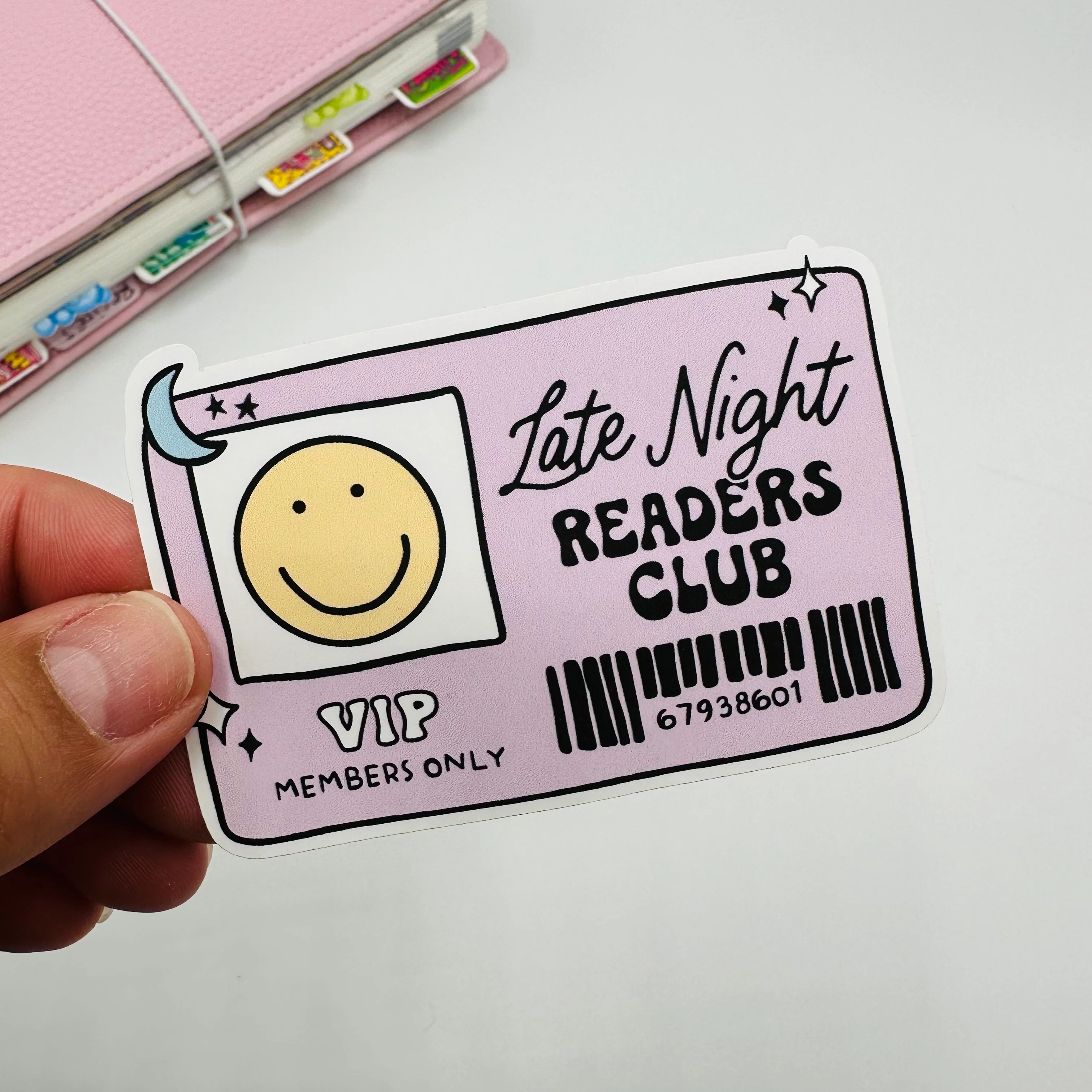 Late Night Readers Club Vinyl Stickers - Image 4
