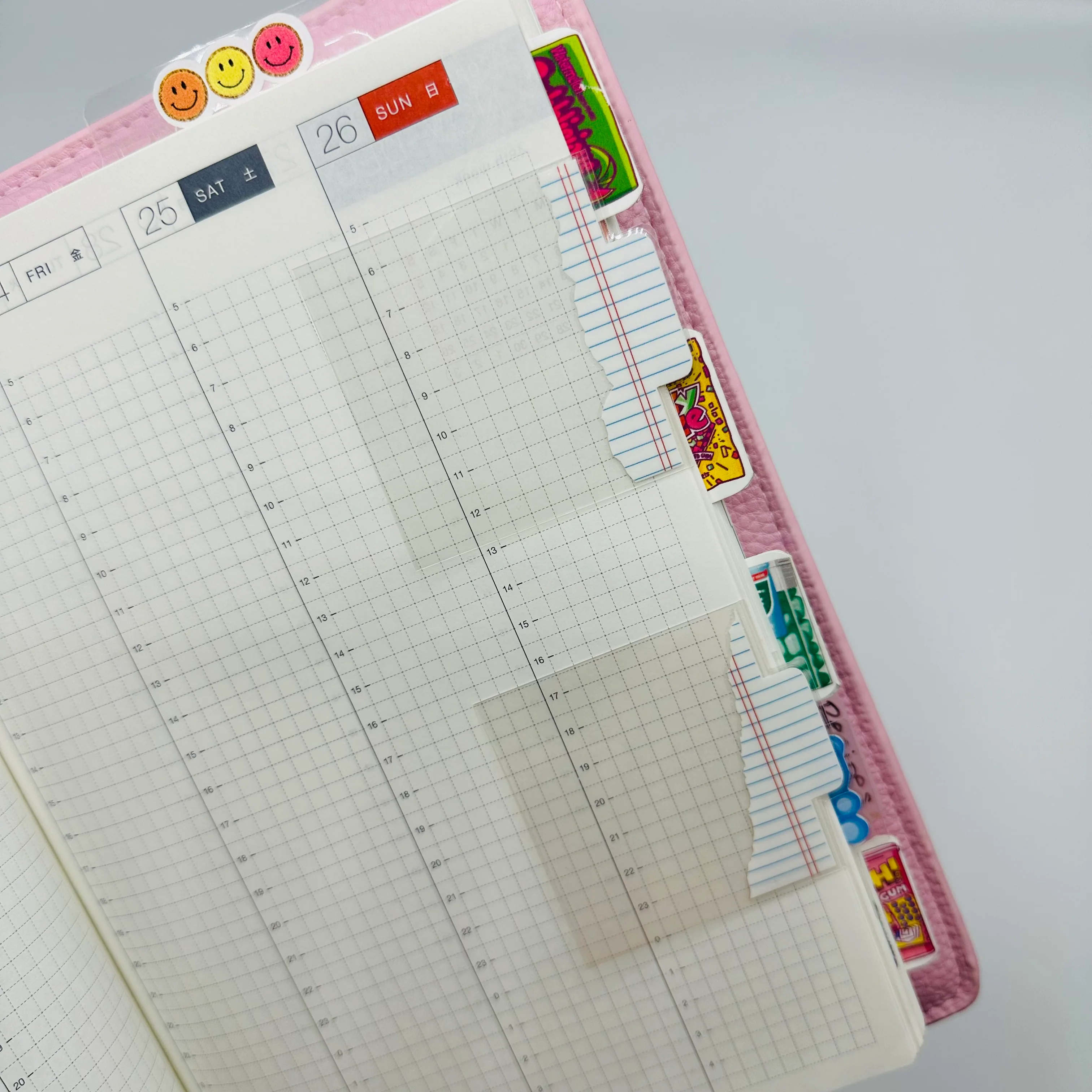 Notebook Paper Mini Floating Planner Dividers - Image 3