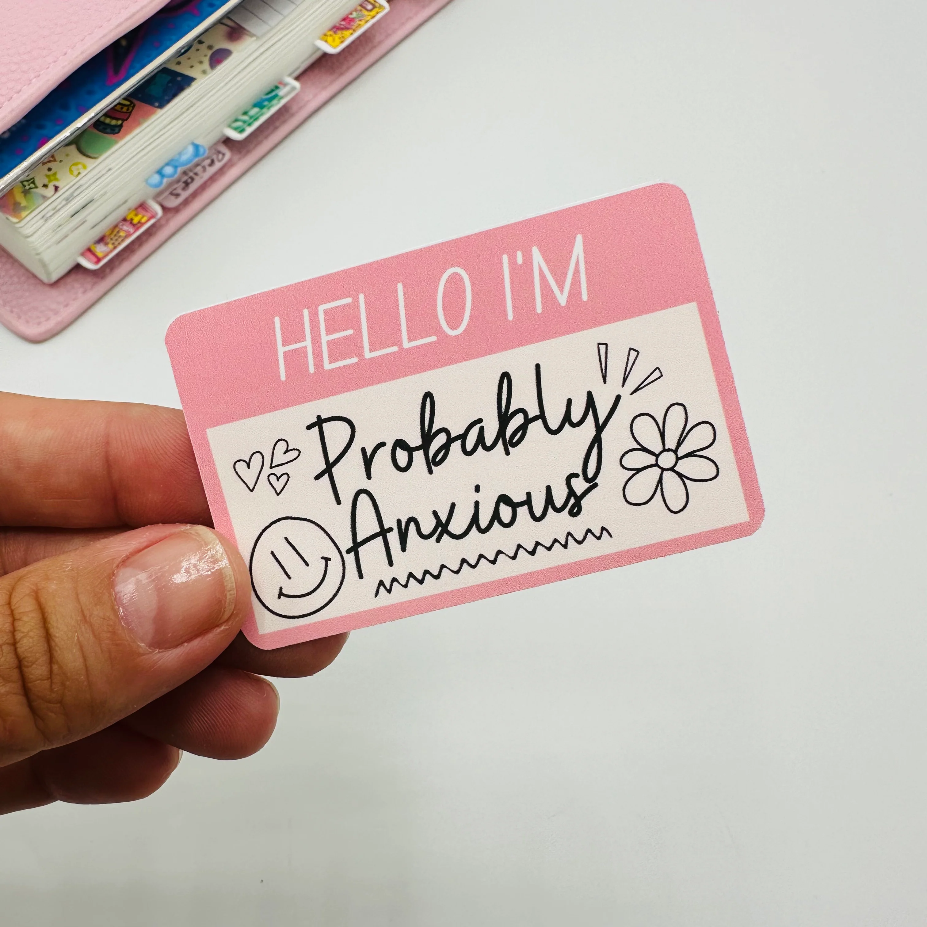 Probably Anxious Vinyl Stickers - Image 2
