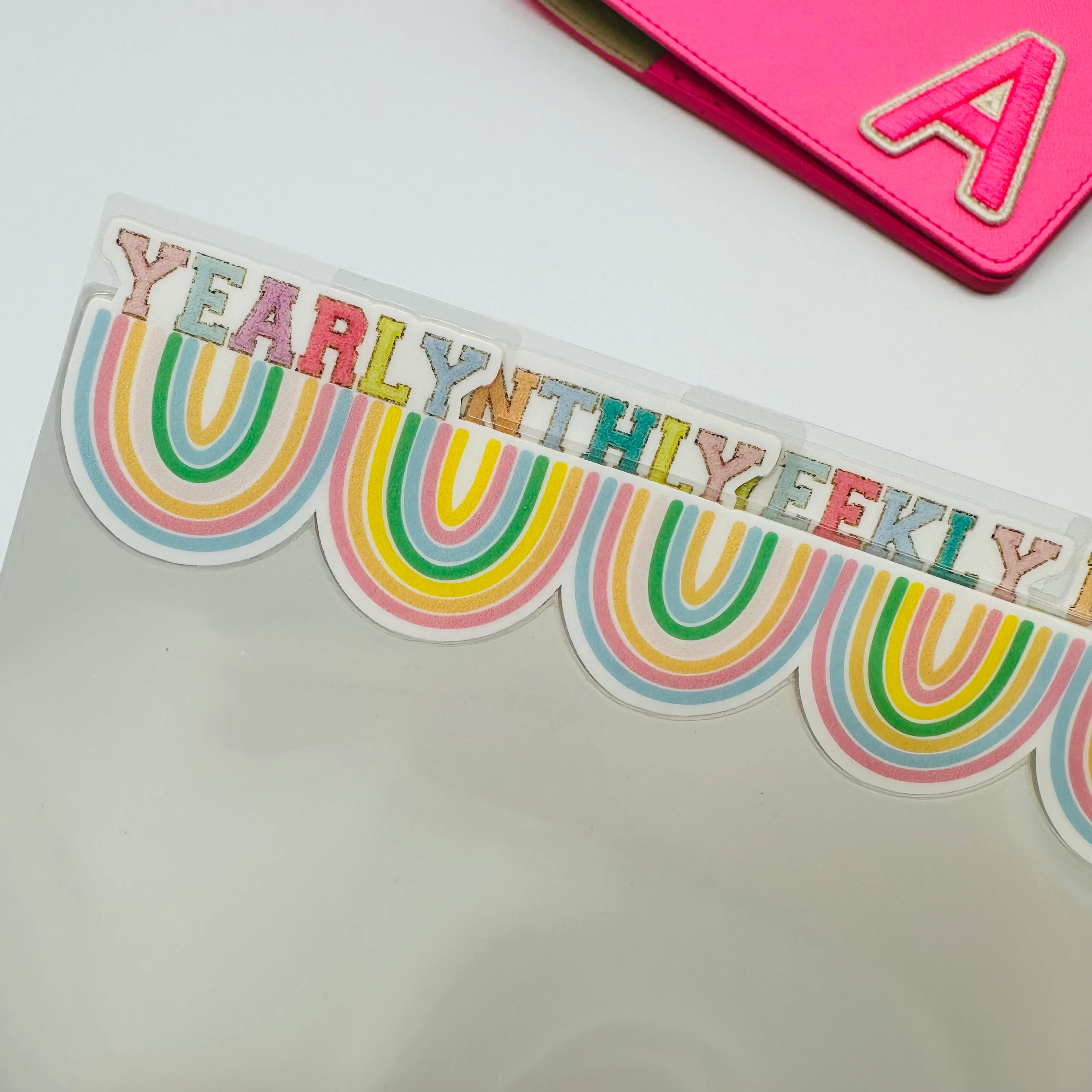 Rainbow Border Dividers - SIDE TABS - Image 2
