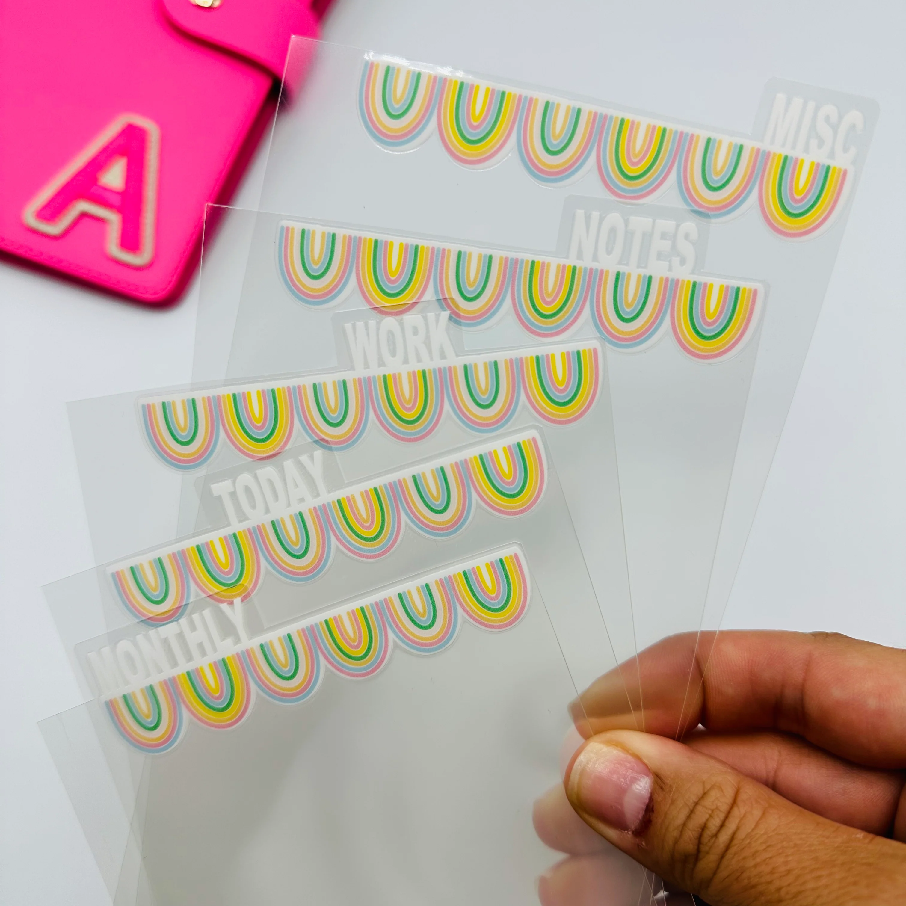 Rainbow Border Dividers - TOP TABS - Image 4