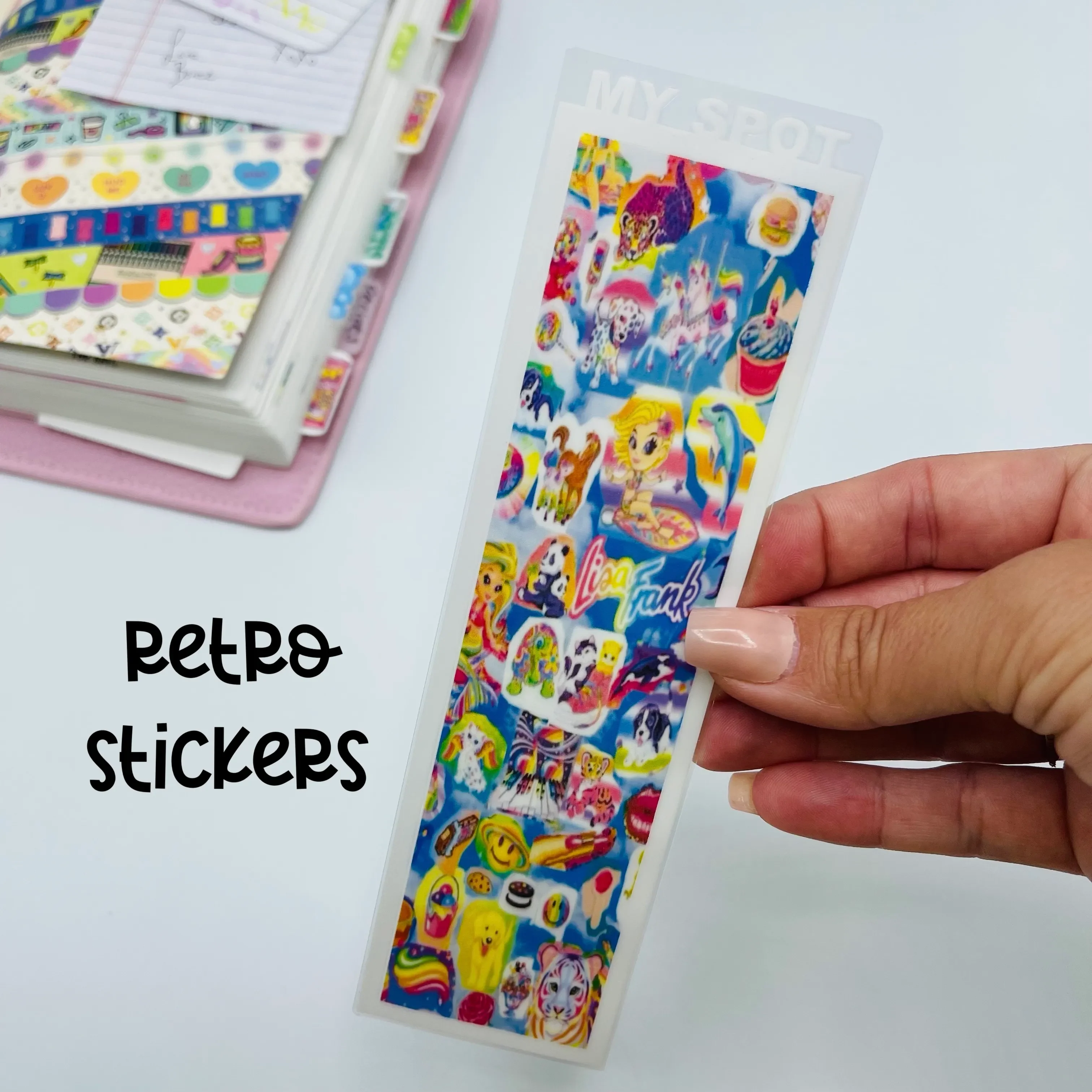 Retro Rainbow Custom Bookmarks - Image 3