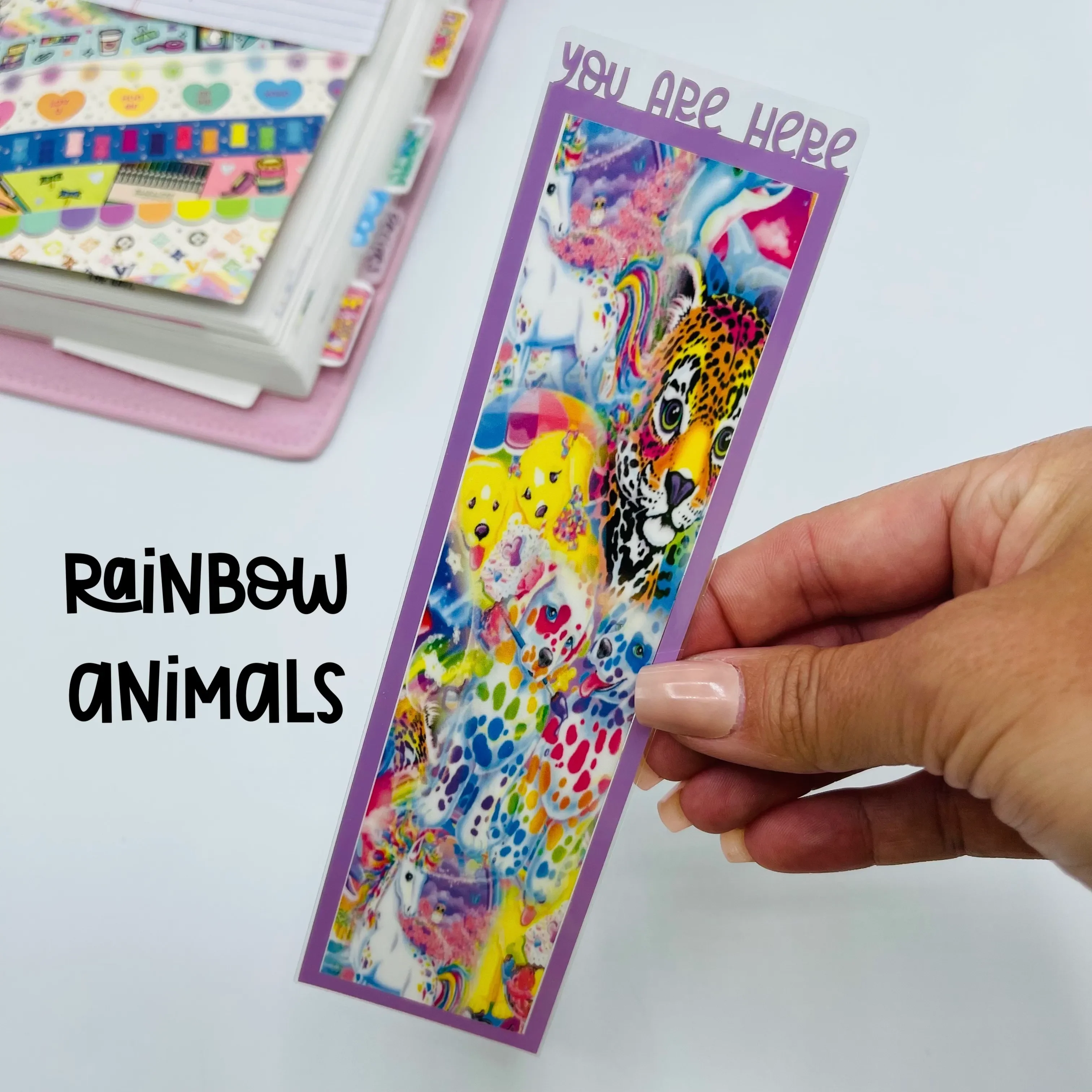 Retro Rainbow Custom Bookmarks - Image 4
