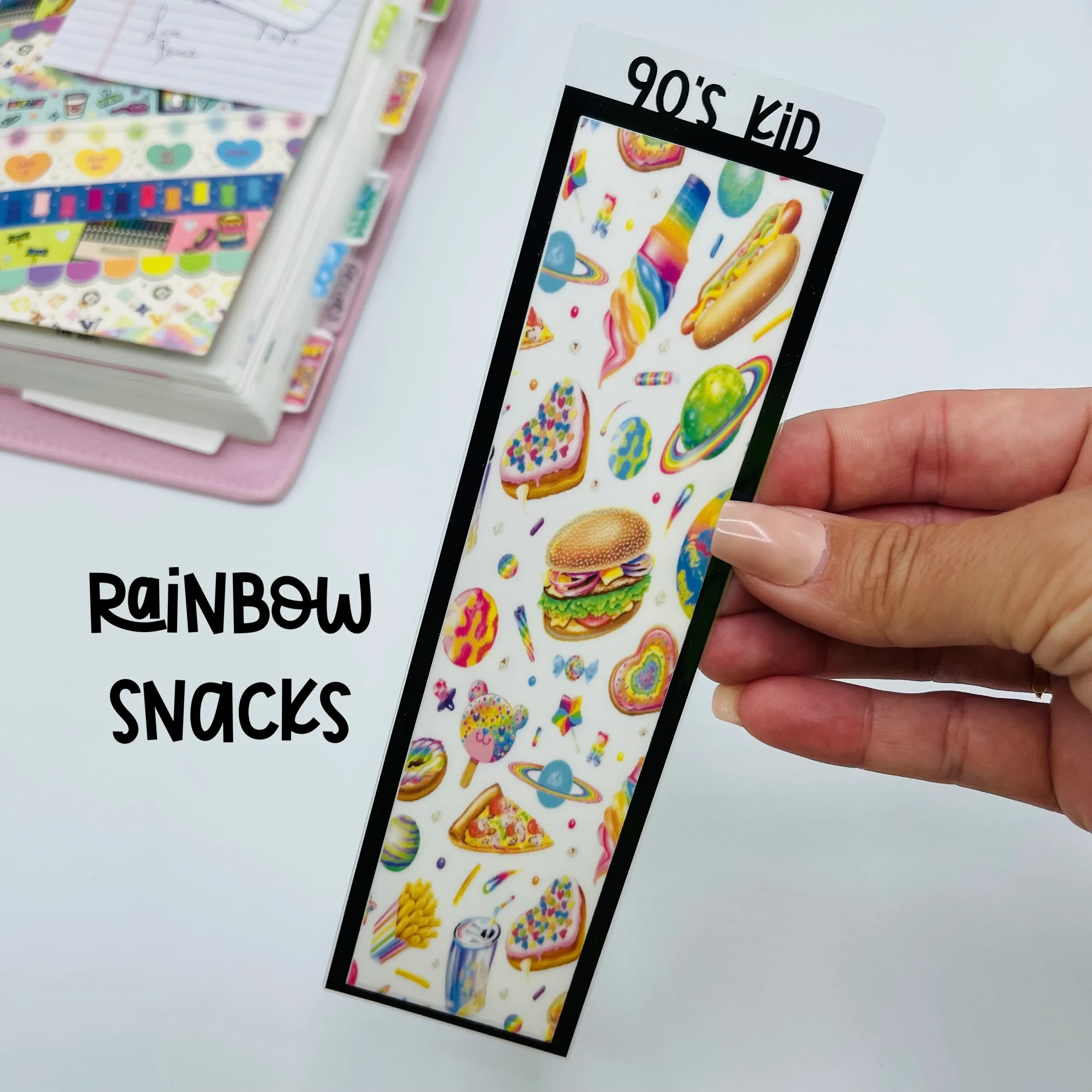 Retro Rainbow Custom Bookmarks - Image 5