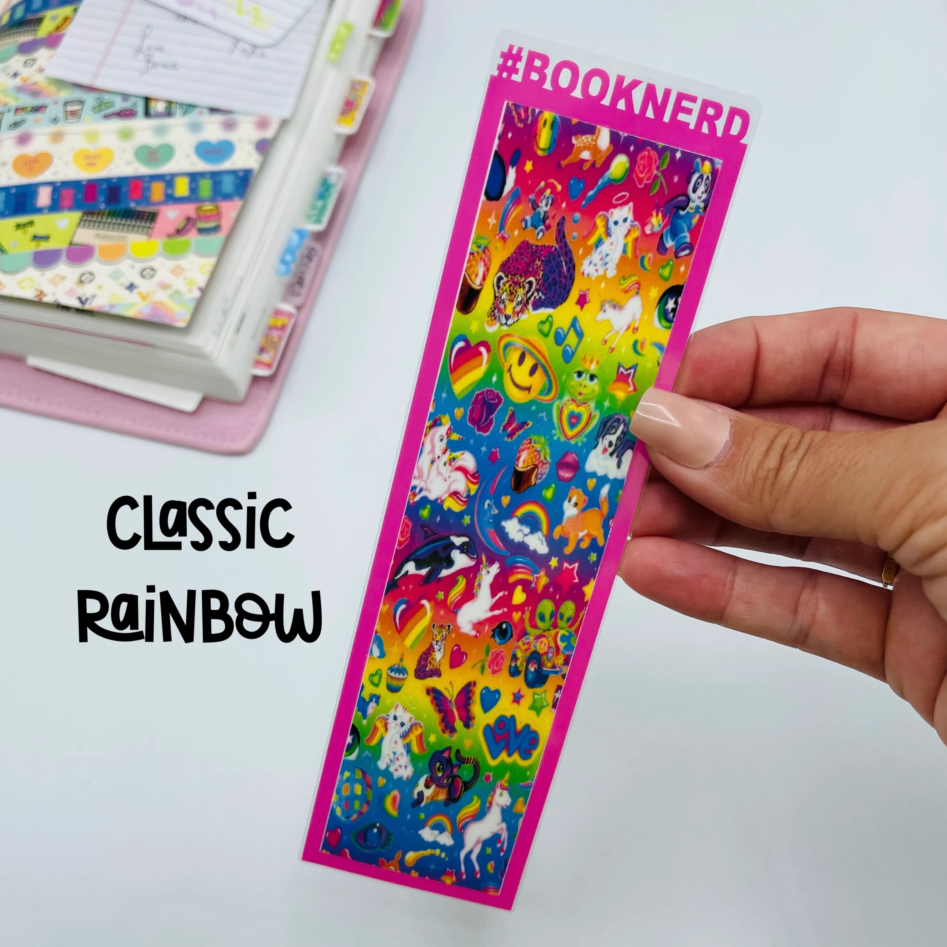 Retro Rainbow Custom Bookmarks - Image 6