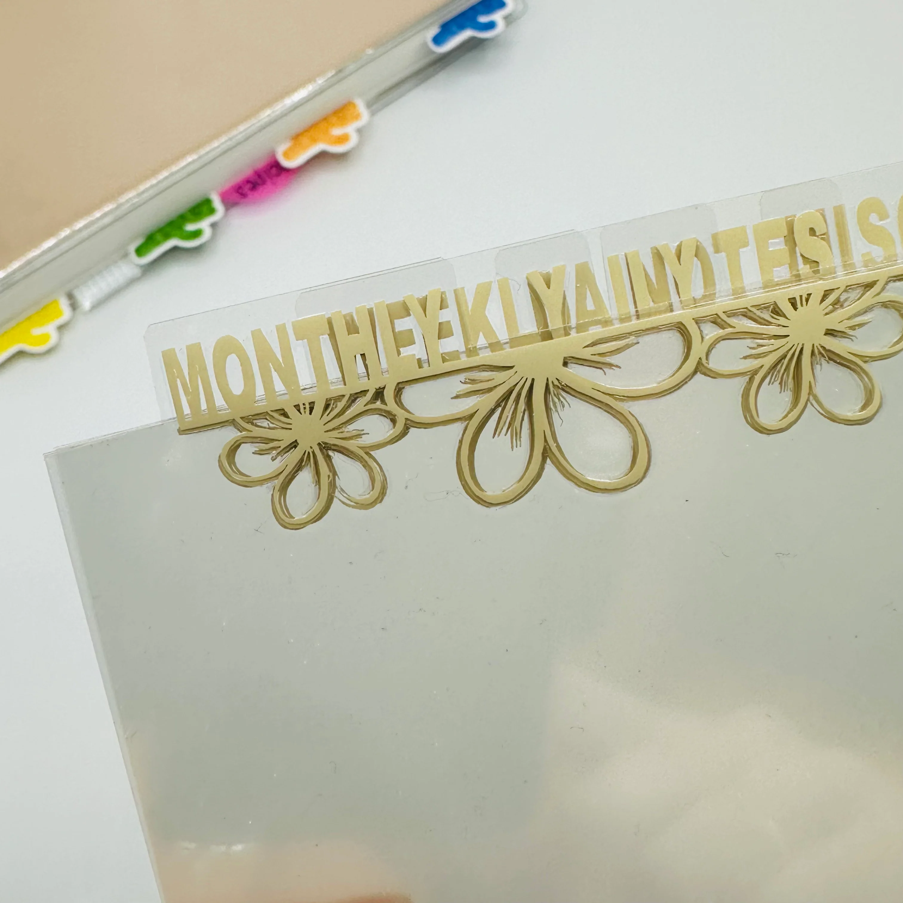 Simple Floral Dividers - TOP TABS - Image 2