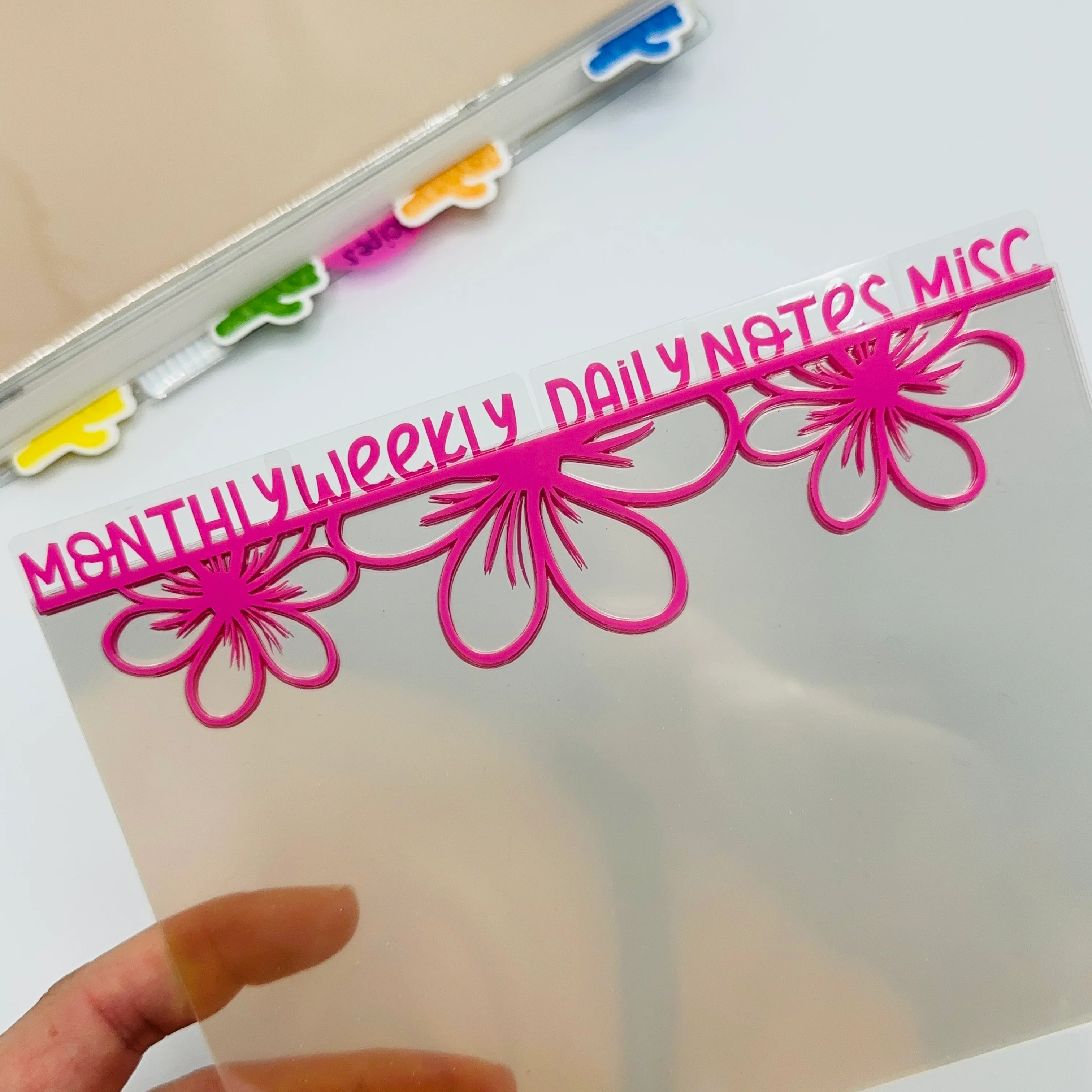 Simple Floral Dividers - TOP TABS - Image 3