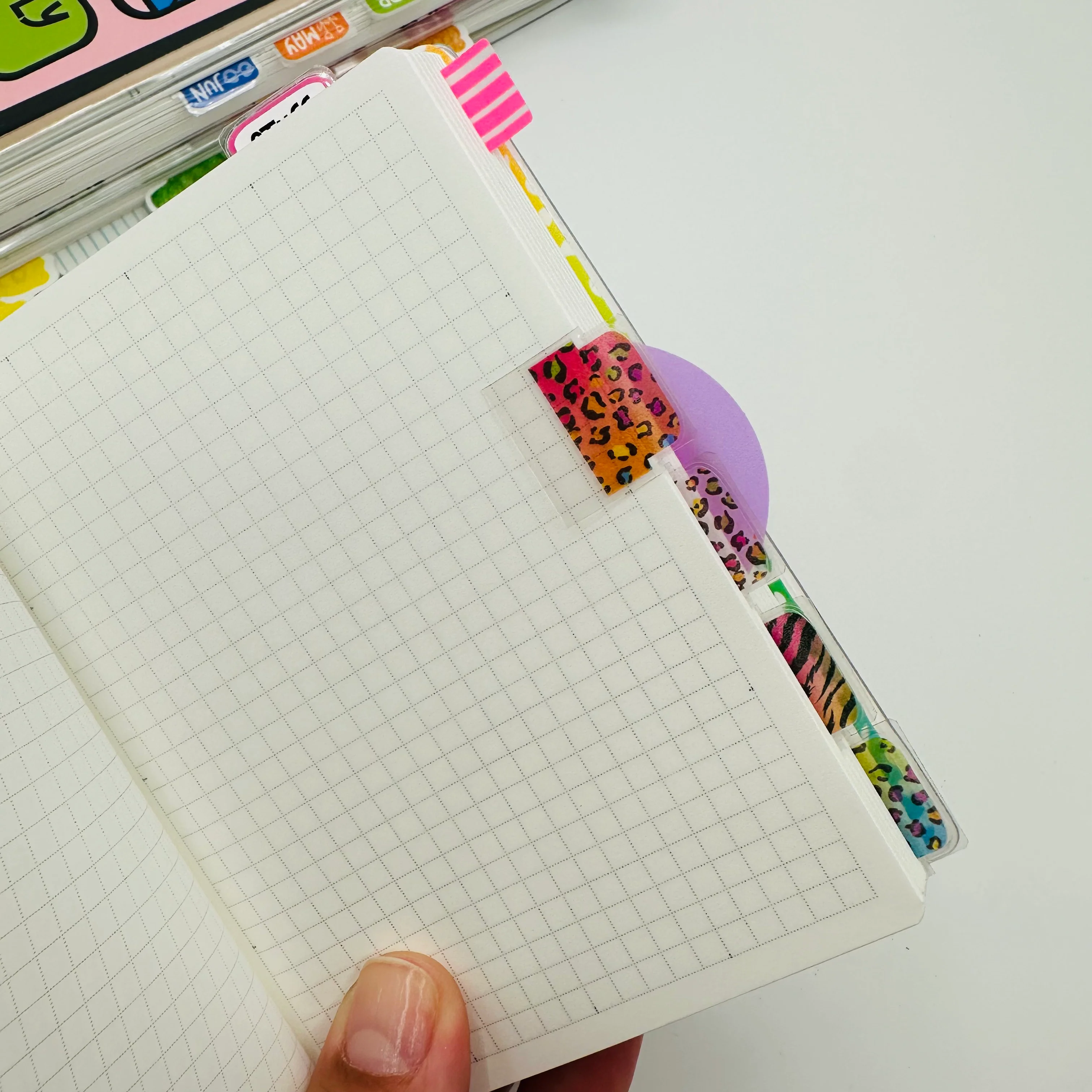 SUPER Mini LF Pattern Tab Planner Dividers - Set of 6 - Image 4