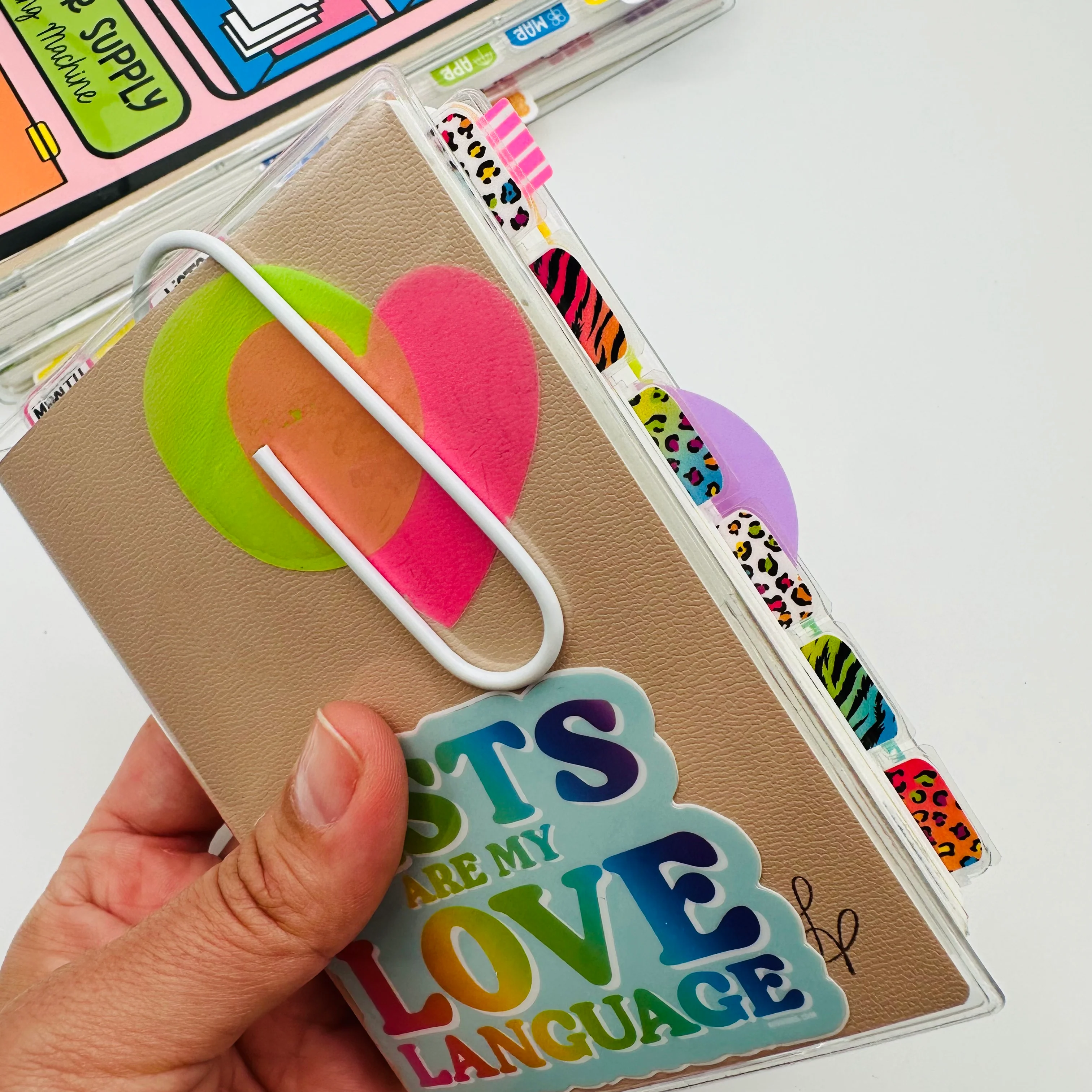 SUPER Mini LF Pattern Tab Planner Dividers - Set of 6 - Image 6