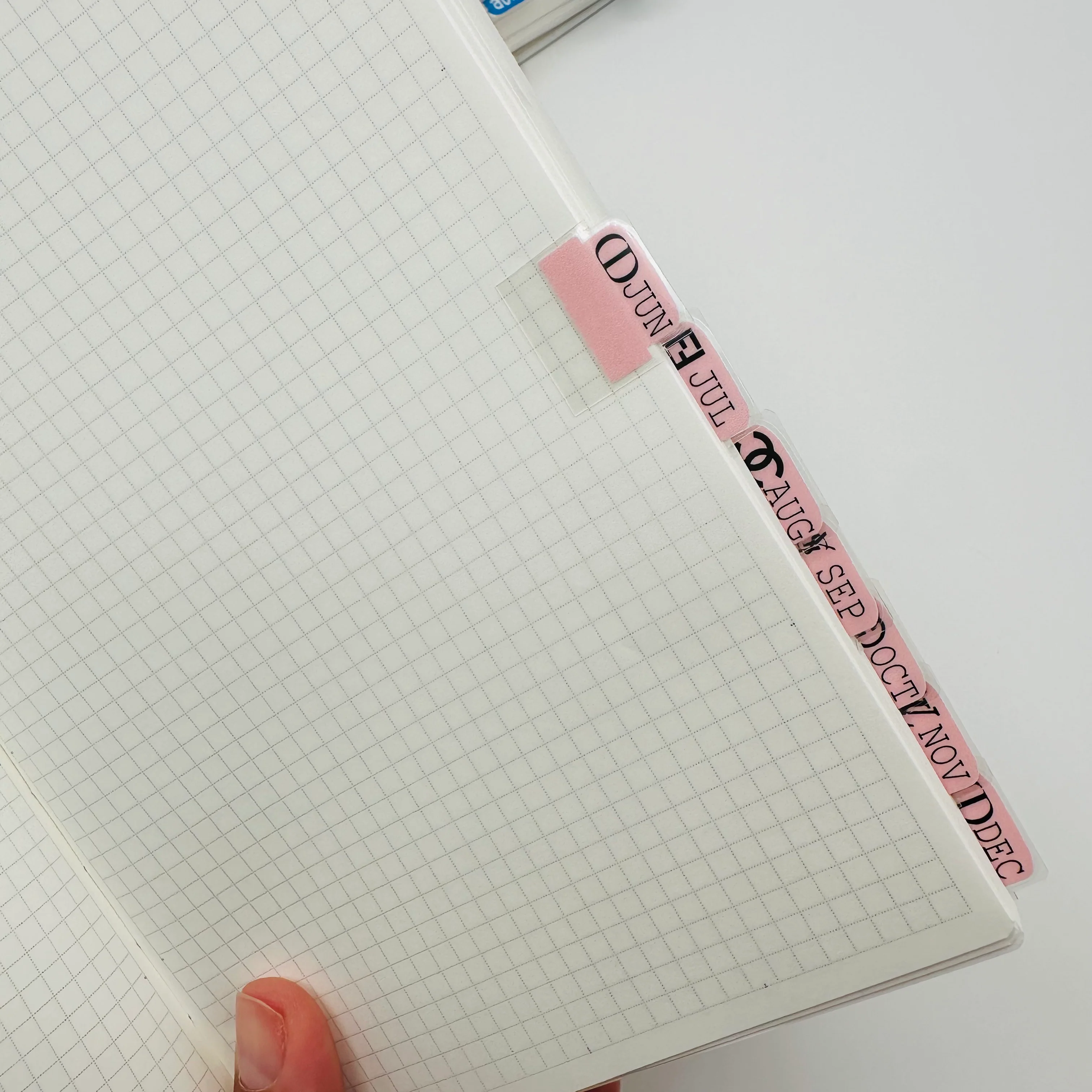 SUPER Mini Luxe Logo Monthly Tab Planner Dividers - Set of 12 - Image 9