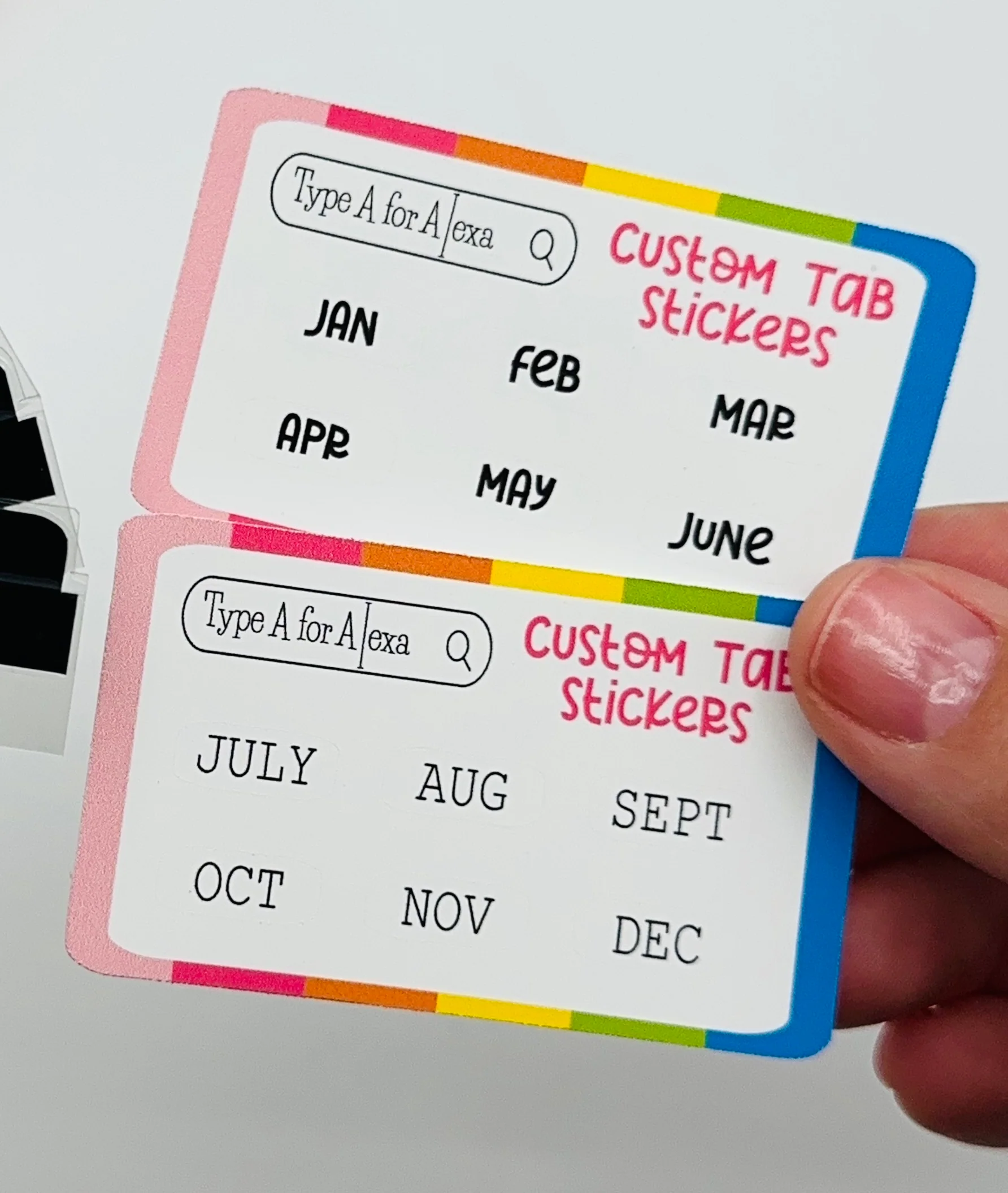 SUPER Mini Tab Planner Dividers - Set of 6 - Image 6