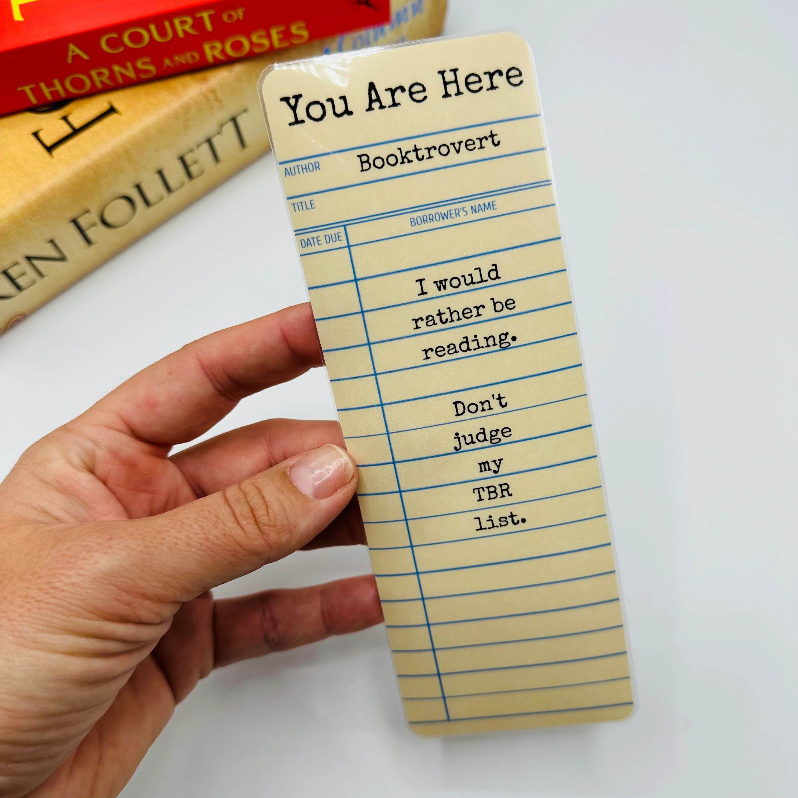Vintage Library Card Bookmarks - Image 3