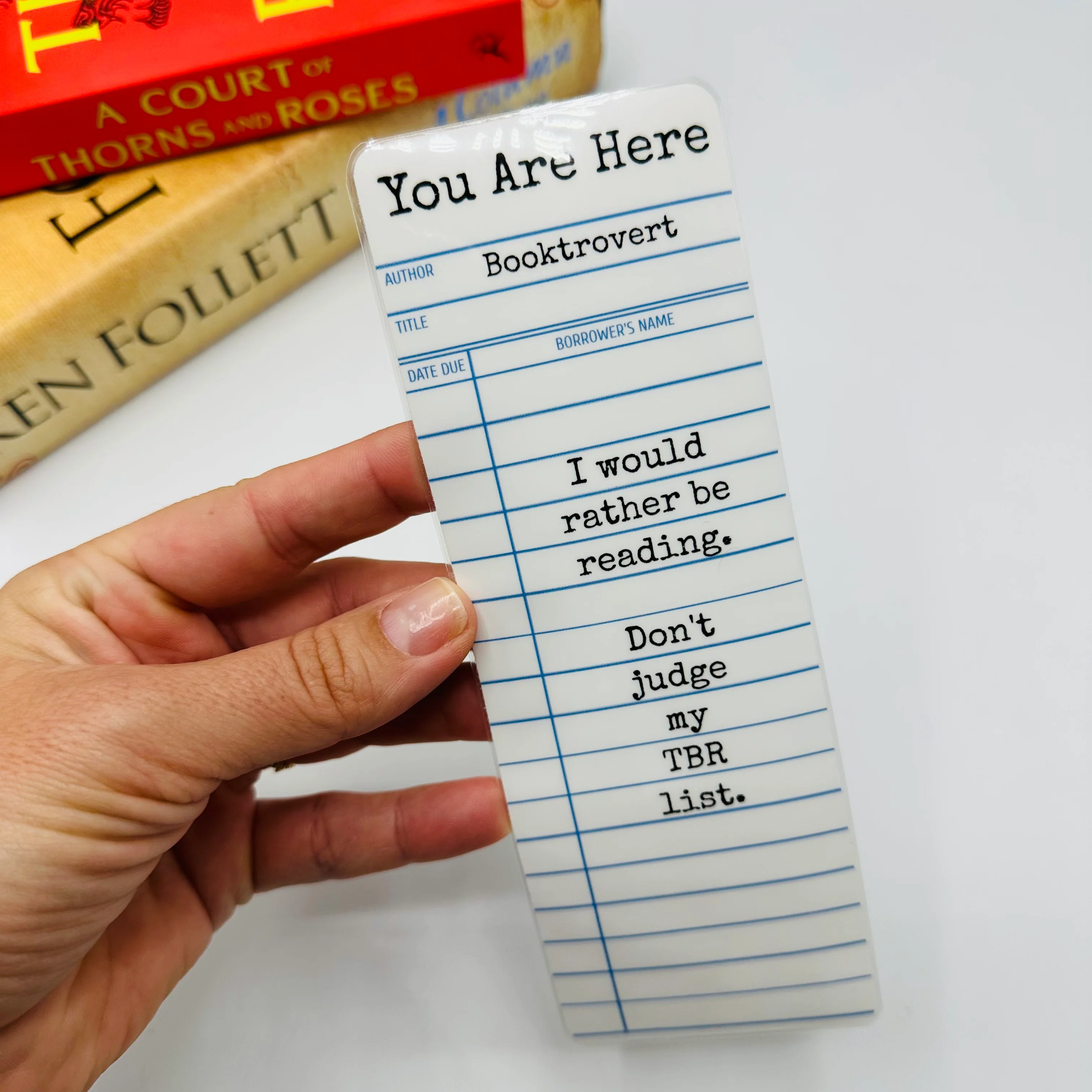 Vintage Library Card Bookmarks - Image 4