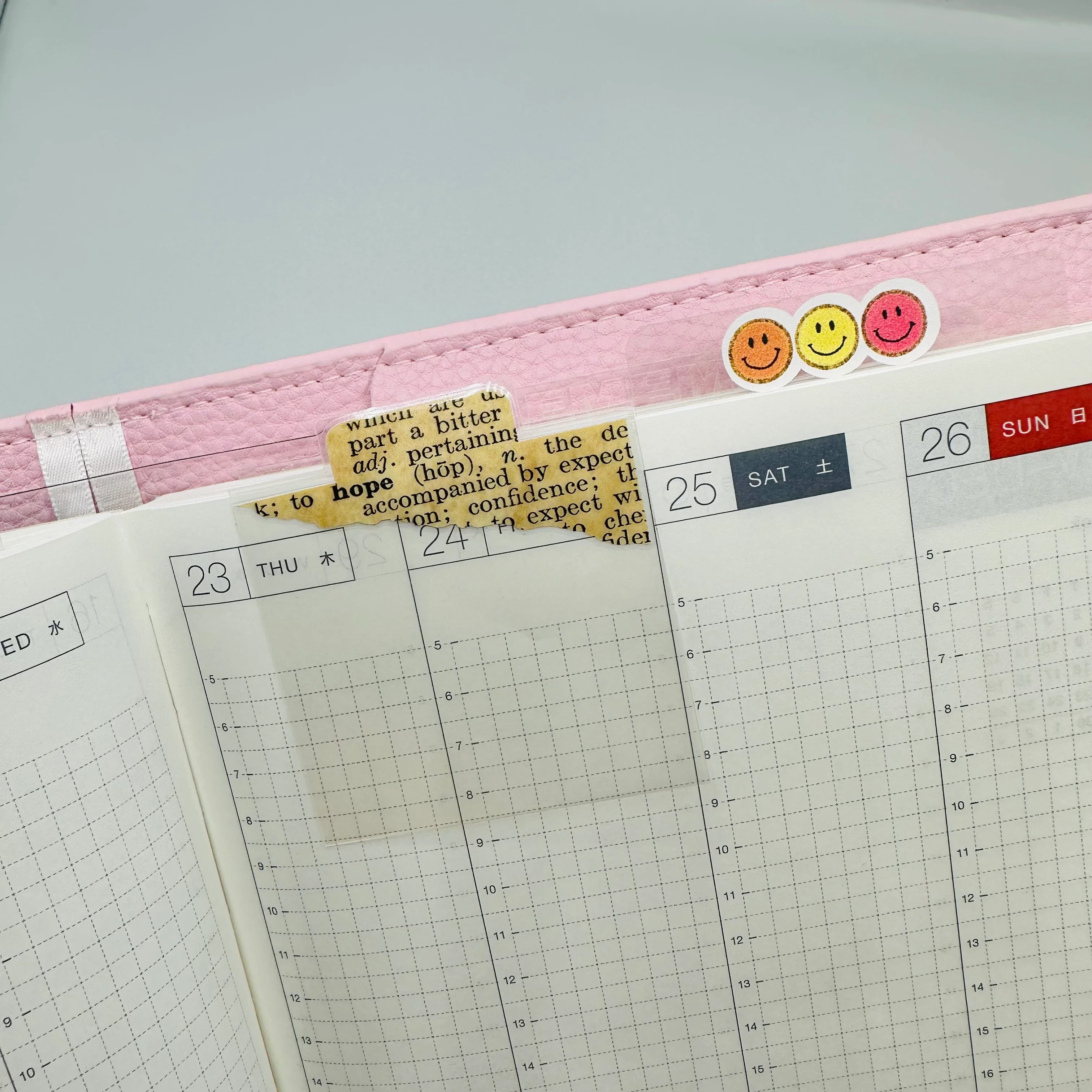 Vintage Newspaper Mini Floating Planner Dividers - Image 4