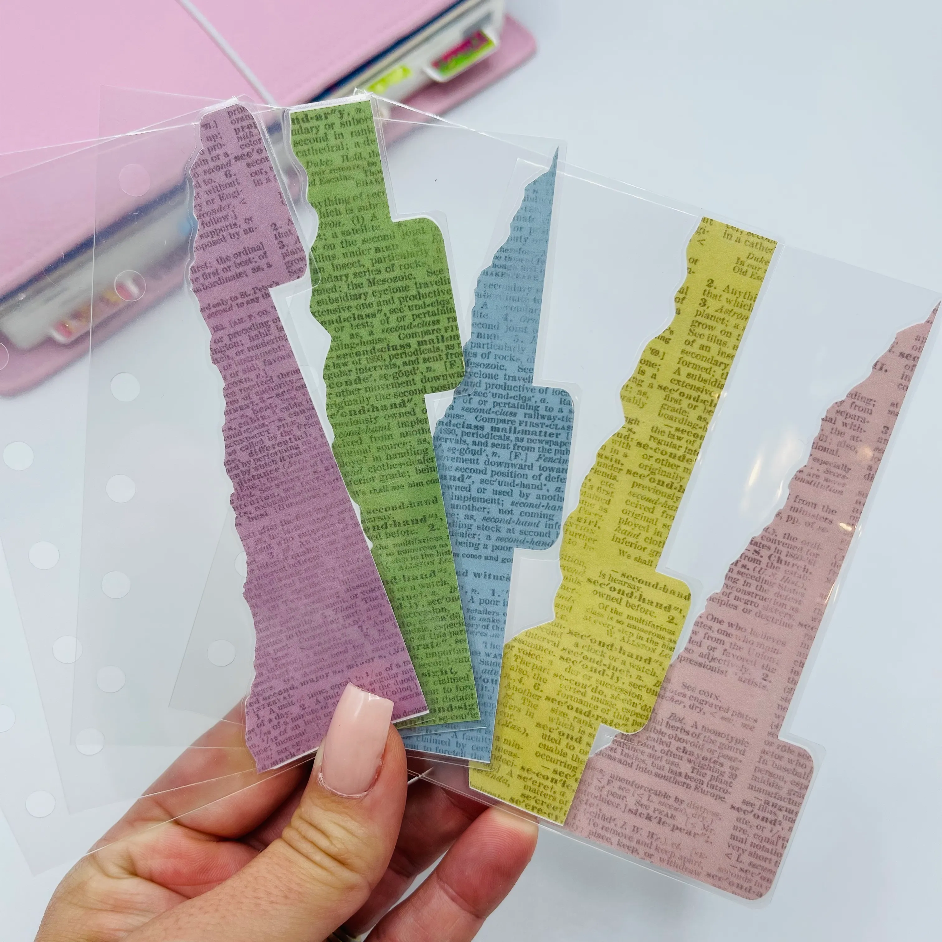 Vintage Paper Dividers - SIDE TABS - Image 3